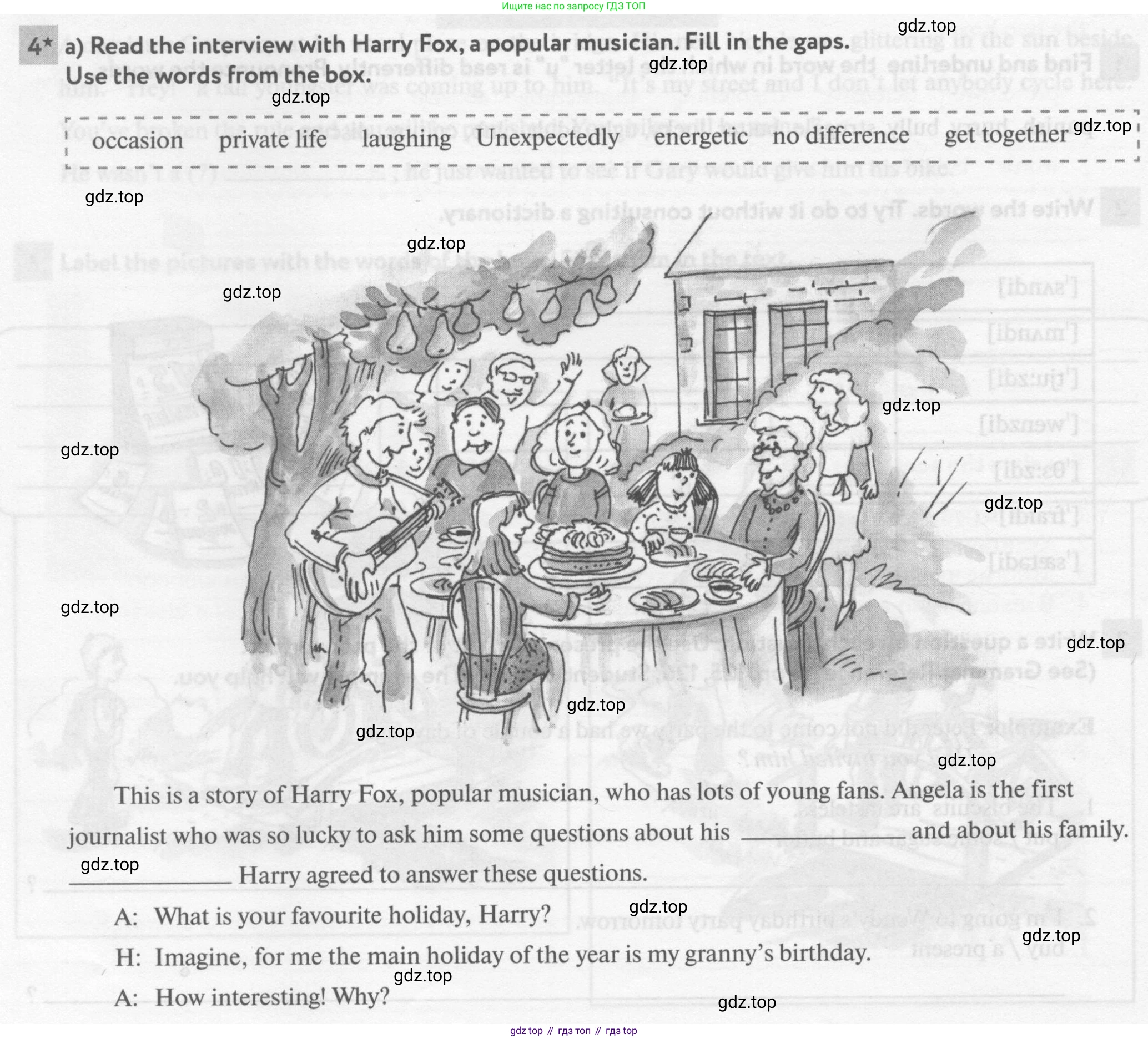 Английский язык (english), 8 класс рабочая тетрадь с контрольными работами (workbook + tests), авторы: Биболетова Мерем Забатовна, Бабушис Елена Евгеньевна, издательство Просвещение, Москва, бирюзового цвета, страница 64, номер 4*, Условие