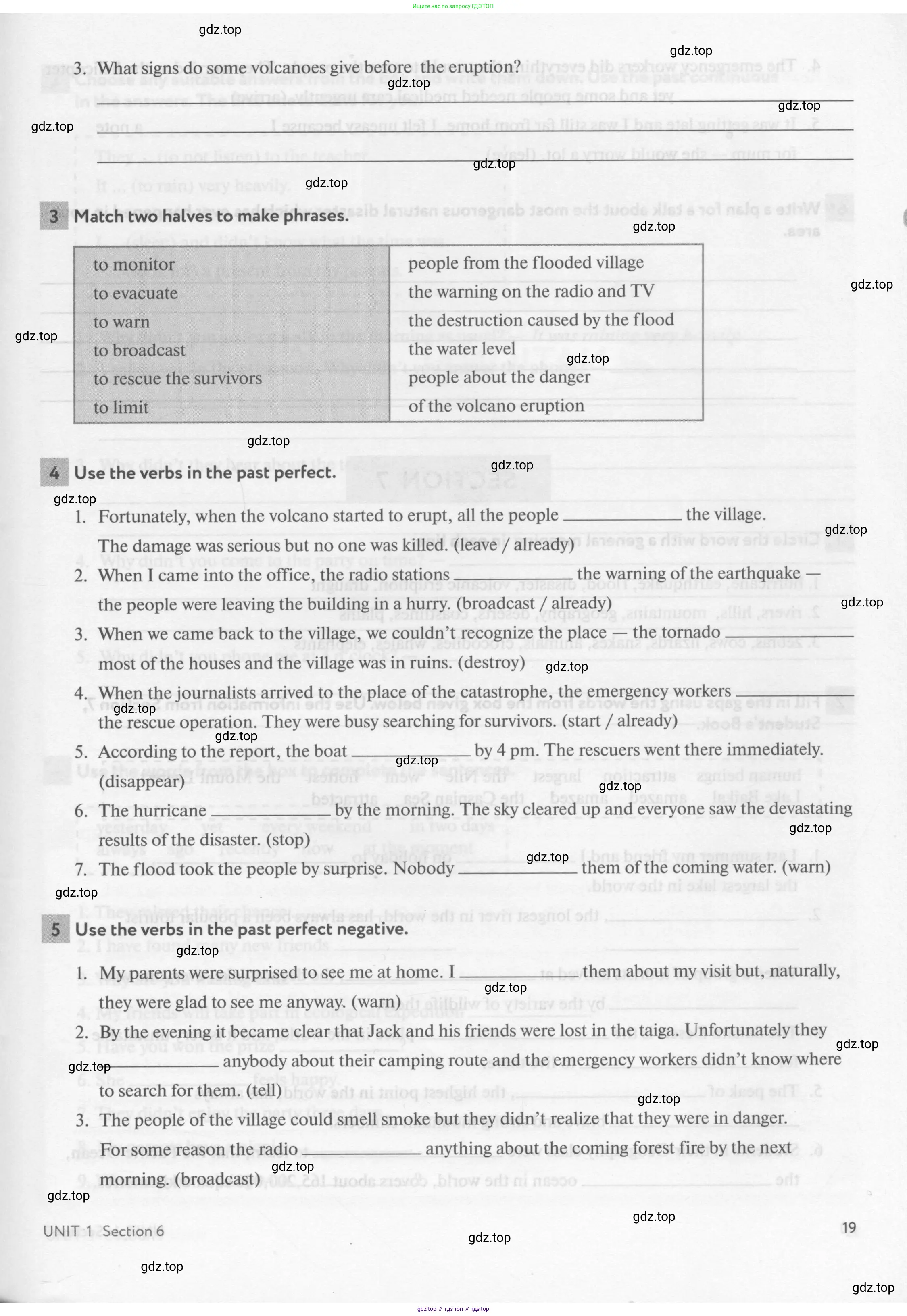 Английский язык (english), 8 класс рабочая тетрадь с контрольными работами (workbook + tests), авторы: Биболетова Мерем Забатовна, Бабушис Елена Евгеньевна, издательство Просвещение, Москва, бирюзового цвета, страница 19