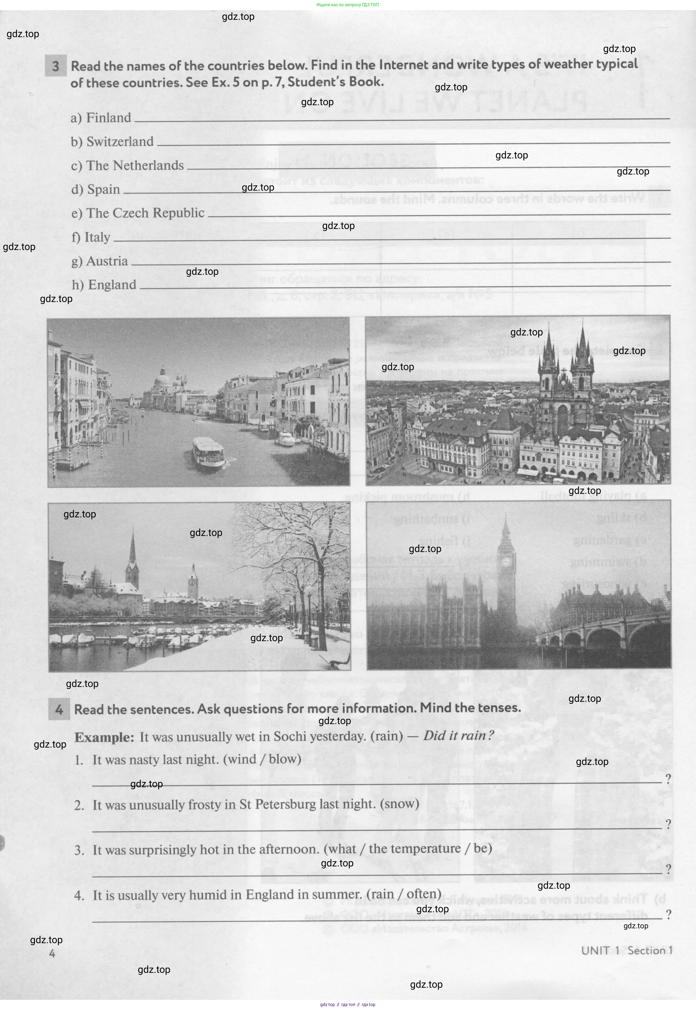 Английский язык (english), 8 класс рабочая тетрадь с контрольными работами (workbook + tests), авторы: Биболетова Мерем Забатовна, Бабушис Елена Евгеньевна, издательство Просвещение, Москва, бирюзового цвета, страница 4