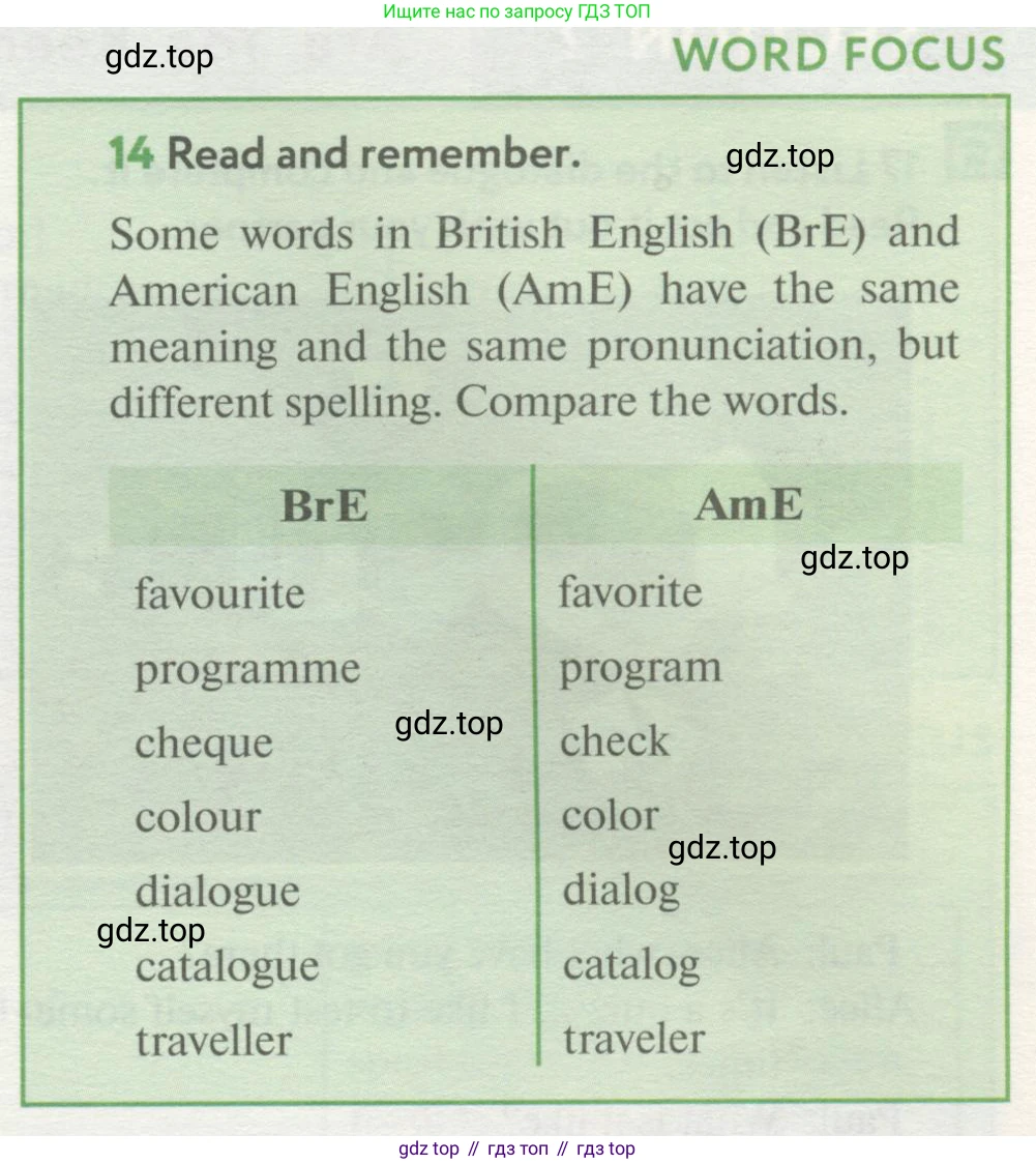 ГДЗ Английский язык (english), 8 класс Учебник (Student's book), авторы: Биболетова Мерем Забатовна, Трубанева Наталия Николаевна, издательство Просвещение, Москва, 2017, зелёного цвета, страница 87, номер 14, Условие
