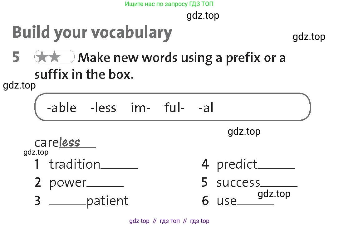 Английский язык (english), 8 класс Рабочая тетрадь (workbook), авторы: Hardy-Gould Janet, Styring James, издательство Oxford University Press, Алматы, 2018, салатового цвета, страница 36, номер 5, Условие
