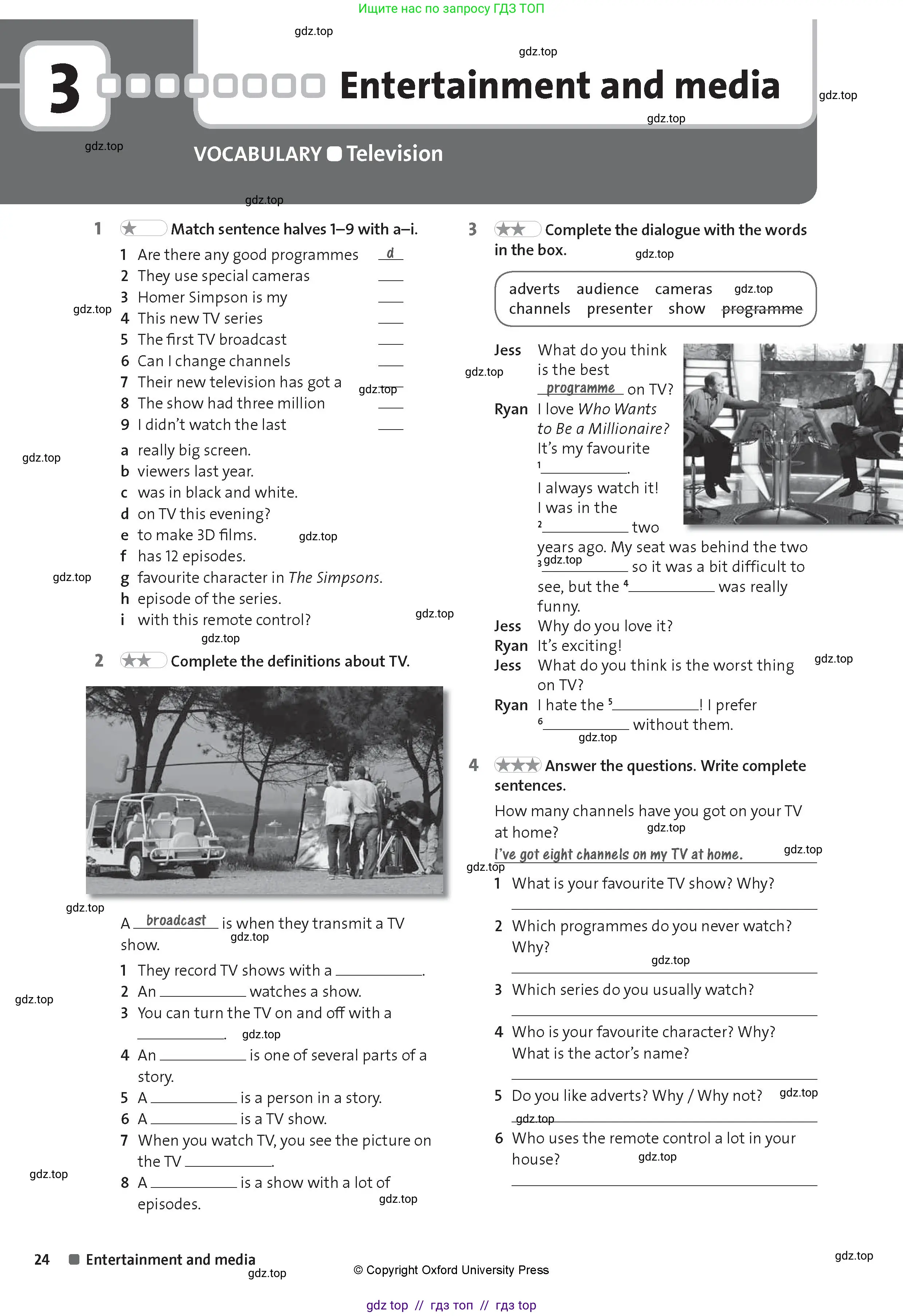Английский язык (english), 8 класс Рабочая тетрадь (workbook), авторы: Hardy-Gould Janet, Styring James, издательство Oxford University Press, Алматы, 2018, салатового цвета, страница 24
