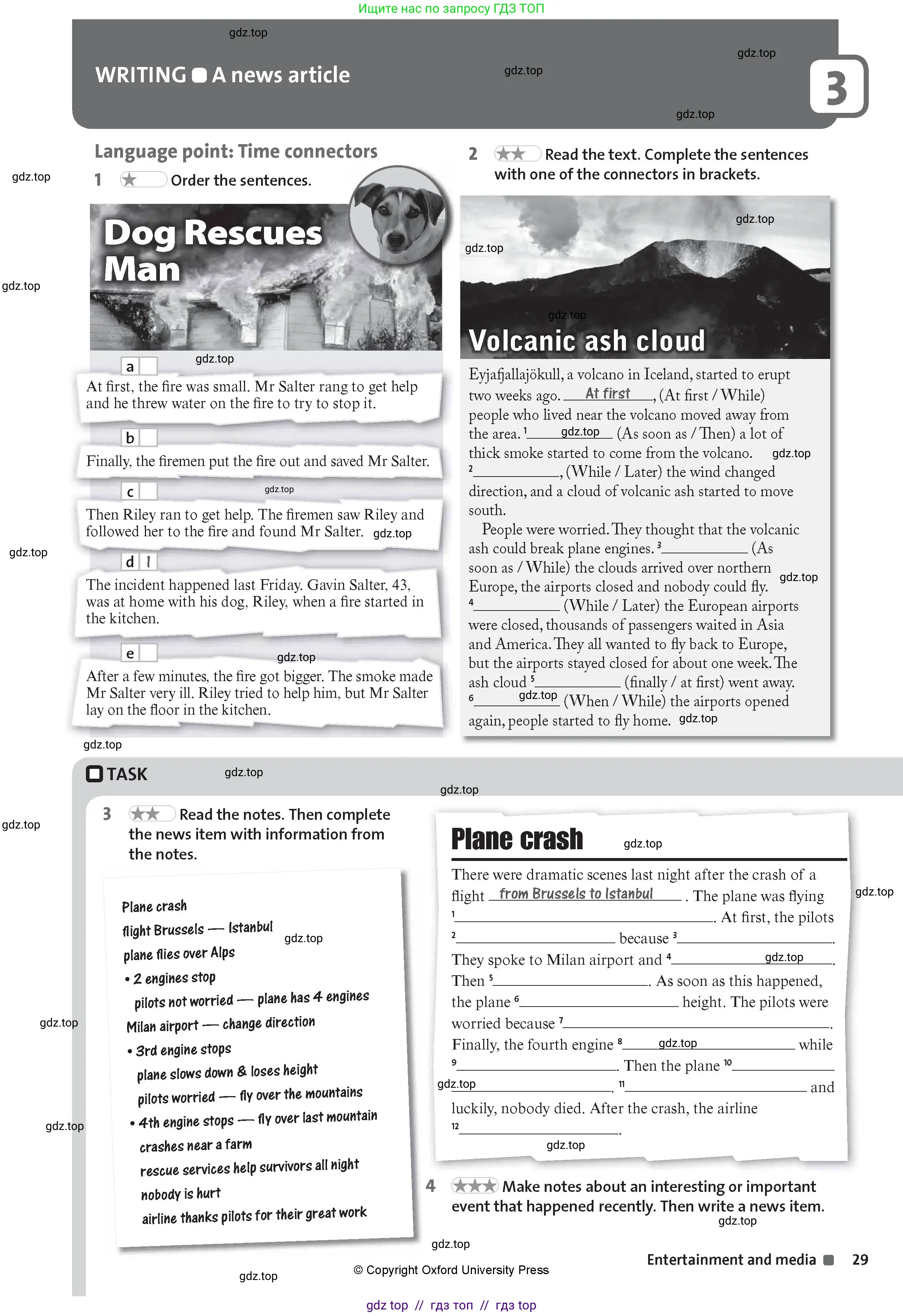 Английский язык (english), 8 класс Рабочая тетрадь (workbook), авторы: Hardy-Gould Janet, Styring James, издательство Oxford University Press, Алматы, 2018, салатового цвета, страница 29
