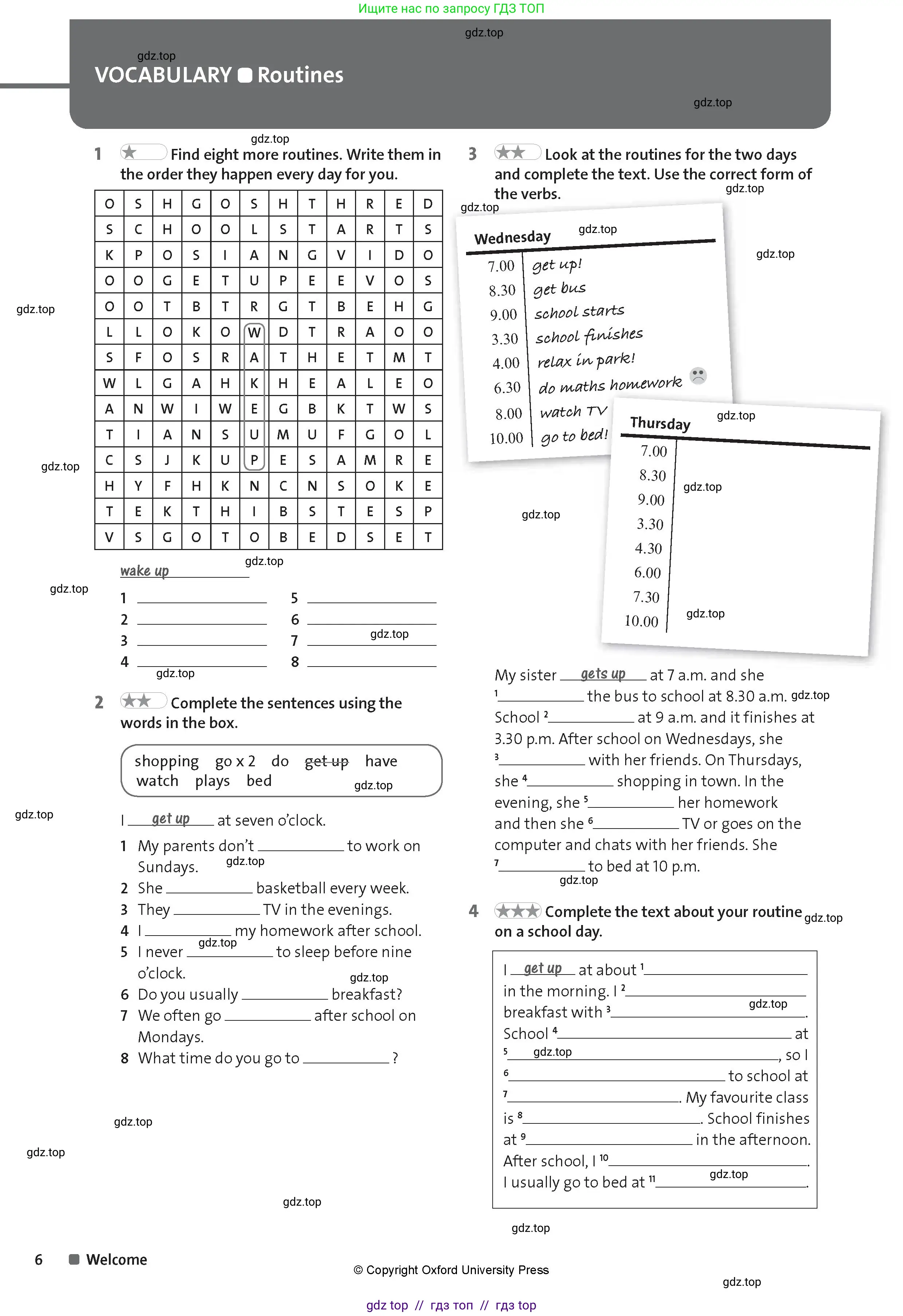 Английский язык (english), 8 класс Рабочая тетрадь (workbook), авторы: Hardy-Gould Janet, Styring James, издательство Oxford University Press, Алматы, 2018, салатового цвета, страница 6