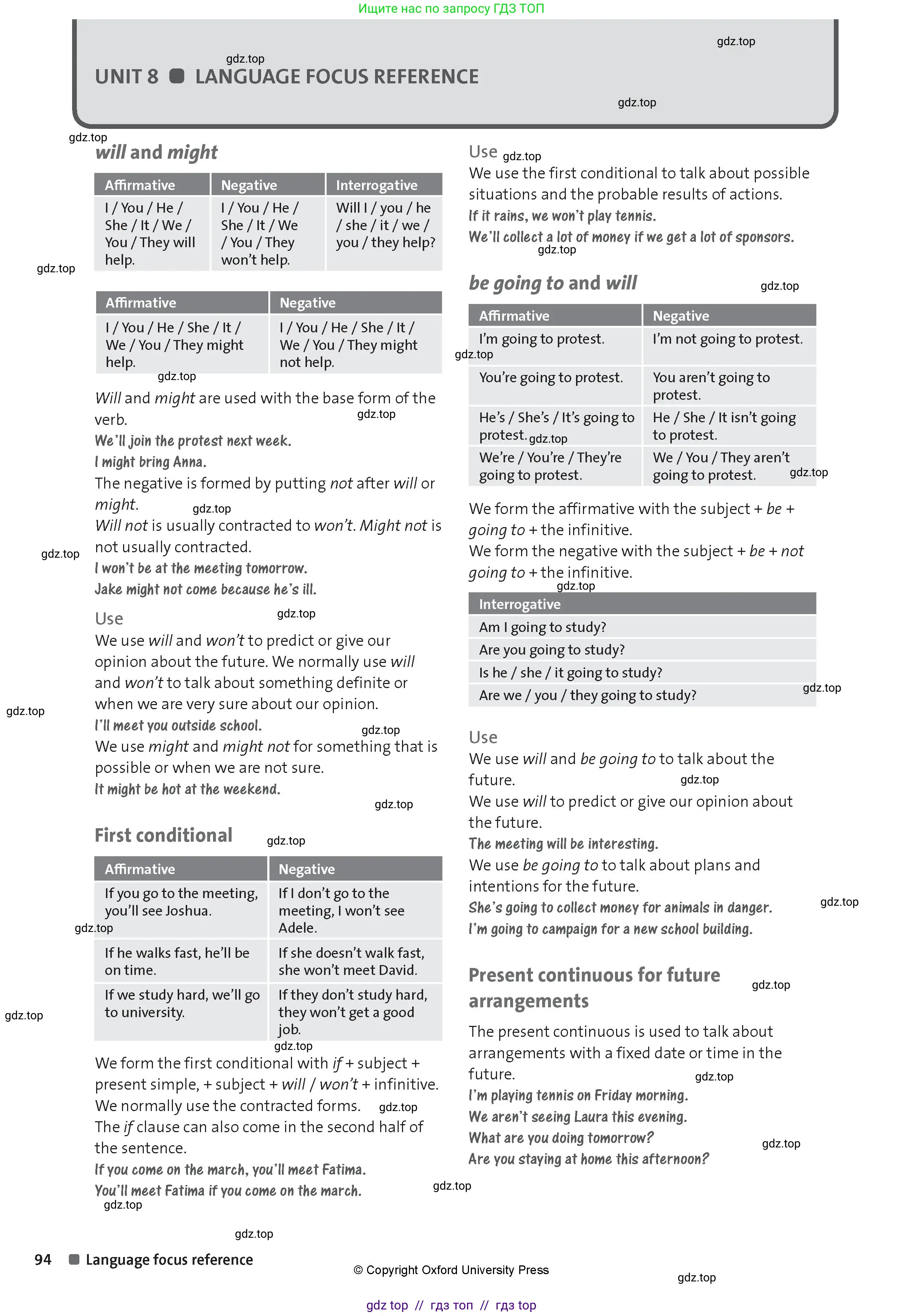 Английский язык (english), 8 класс Рабочая тетрадь (workbook), авторы: Hardy-Gould Janet, Styring James, издательство Oxford University Press, Алматы, 2018, салатового цвета, страница 94