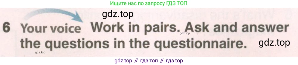 Английский язык (english), 8 класс Учебник (Student's book), авторы: Комарова Юлия Александровна, Ларионова Ирина Владимировна, издательство Русское слово, Москва, 2013, розового цвета, страница 65, номер 6, Условие