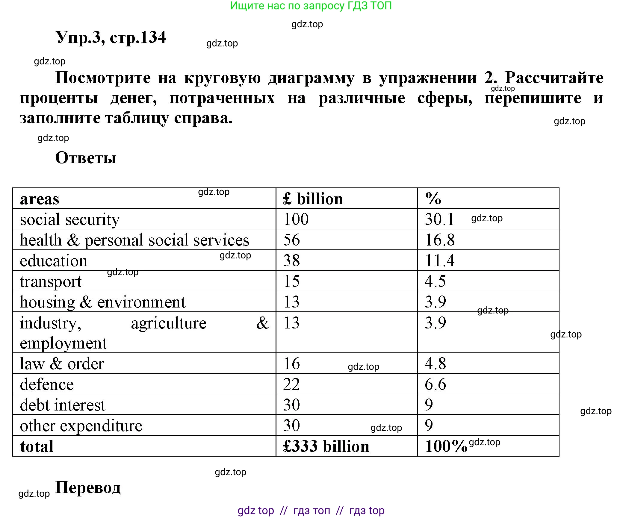 Английский язык (english), 8 класс Учебник (Student's book), авторы: Комарова Юлия Александровна, Ларионова Ирина Владимировна, издательство Русское слово, Москва, 2013, розового цвета, страница 134, номер 3, Решение 1