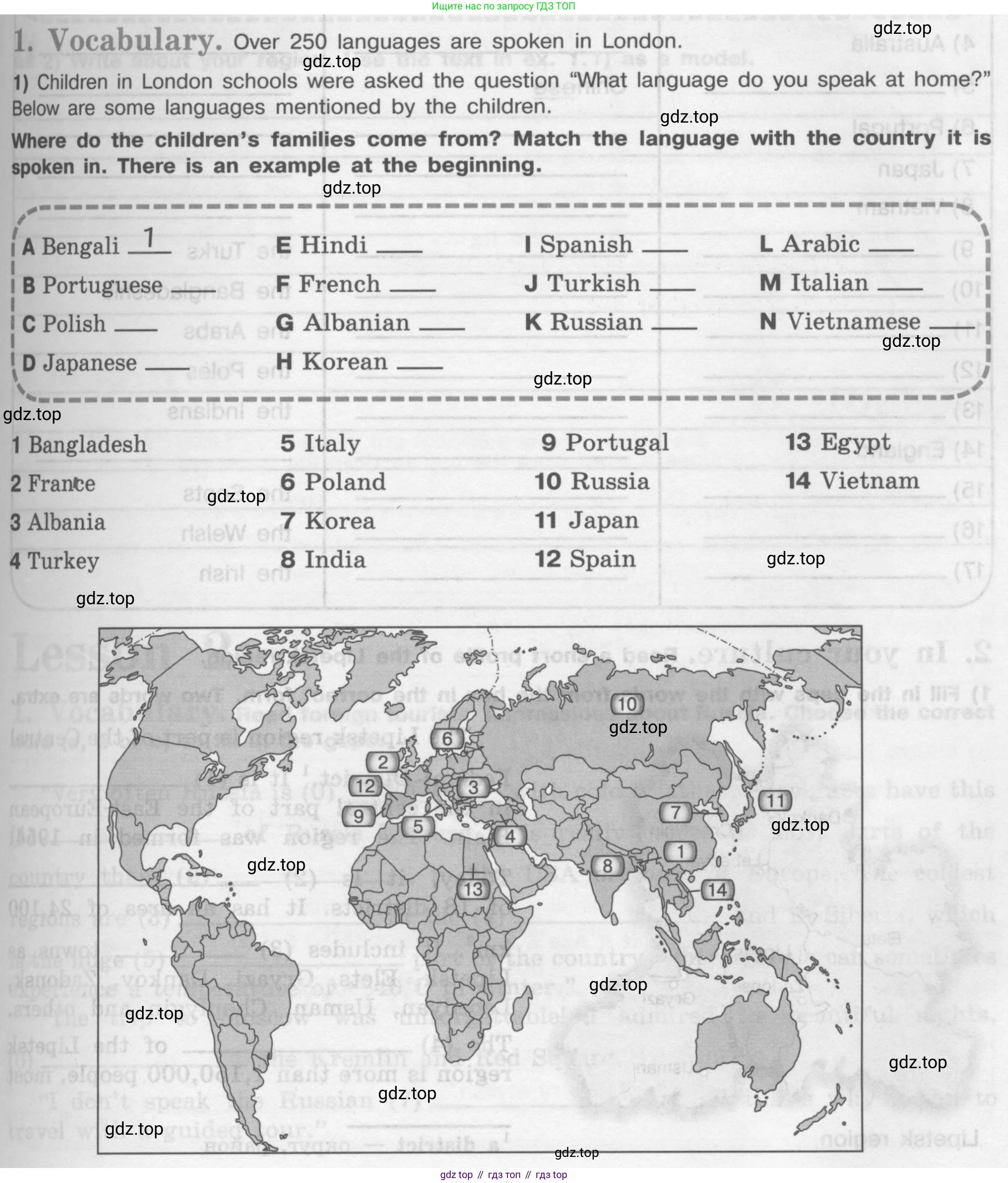 ГДЗ Английский язык (english), 8 класс рабочая тетрадь (activity book), авторы: Кузовлев Владимир Петрович (Kuzovlev Vladimir), Перегудова Эльвира Шакировна, Лапа Наталья Михайловна, Костина Ирина Павловна, Дуванова Ольга Викторовна, Кобец Юлия Николаевна, Кузнецова Елена Вячеславовна, издательство Просвещение, Москва, 2016, бирюзового цвета, страница 3, номер 1, Условие