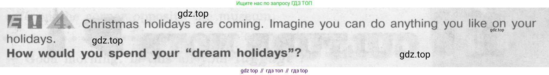 ГДЗ Английский язык (english), 8 класс Учебник (Student's book), авторы: Кузовлев Владимир Петрович (Kuzovlev Vladimir), Лапа Наталья Михайловна, Перегудова Эльвира Шакировна, Костина Ирина Павловна, Кузнецова Елена Вячеславовна, Дуванова Ольга Викторовна, Кобец Юлия Николаевна, издательство Просвещение, Москва, 2014, зелёного цвета, страница 85, номер 4, Условие