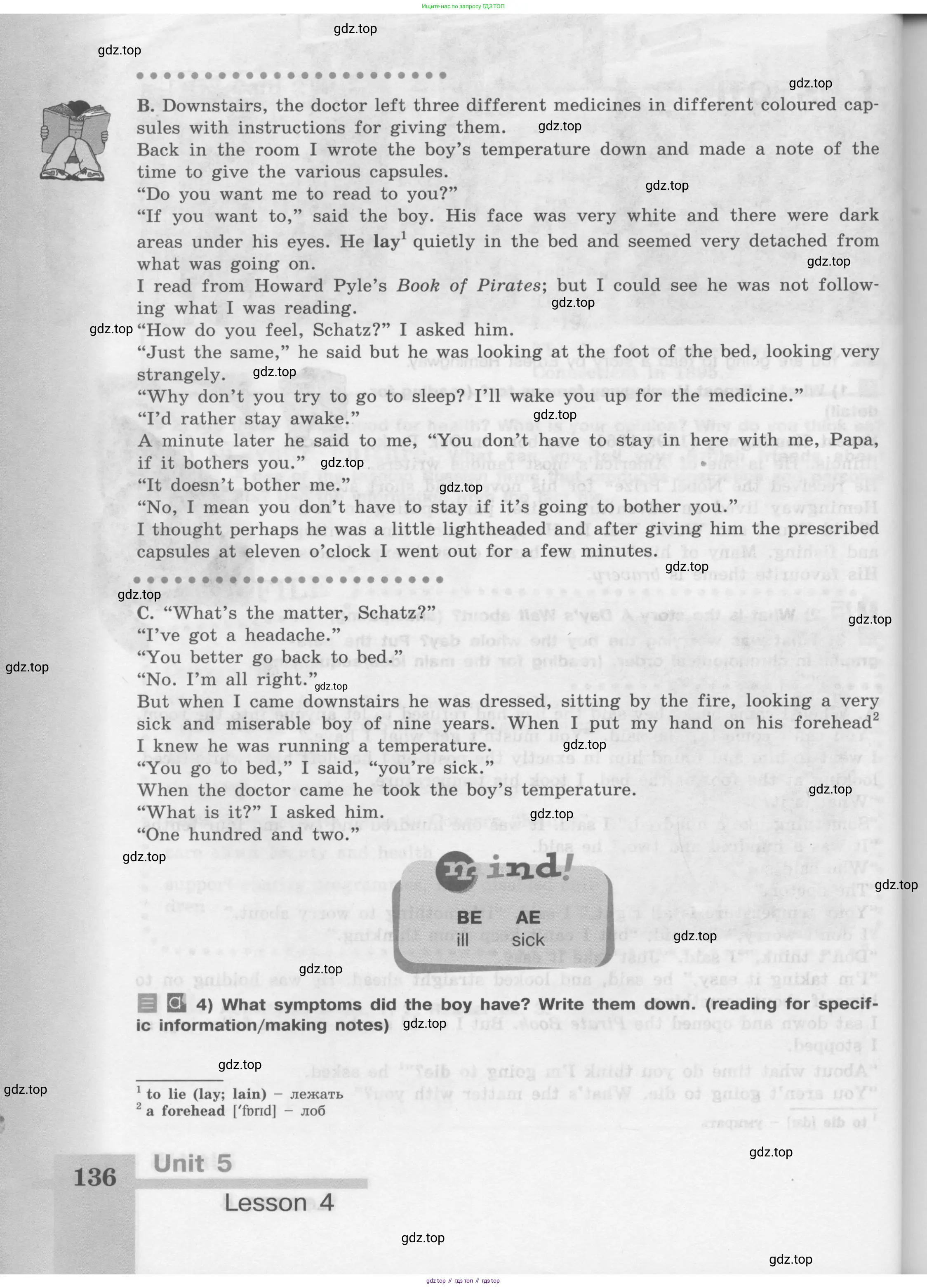 Английский язык (english), 8 класс Учебник (Student's book), авторы: Кузовлев Владимир Петрович (Kuzovlev Vladimir), Лапа Наталья Михайловна, Перегудова Эльвира Шакировна, Костина Ирина Павловна, Кузнецова Елена Вячеславовна, Дуванова Ольга Викторовна, Кобец Юлия Николаевна, издательство Просвещение, Москва, 2014, зелёного цвета, страница 136