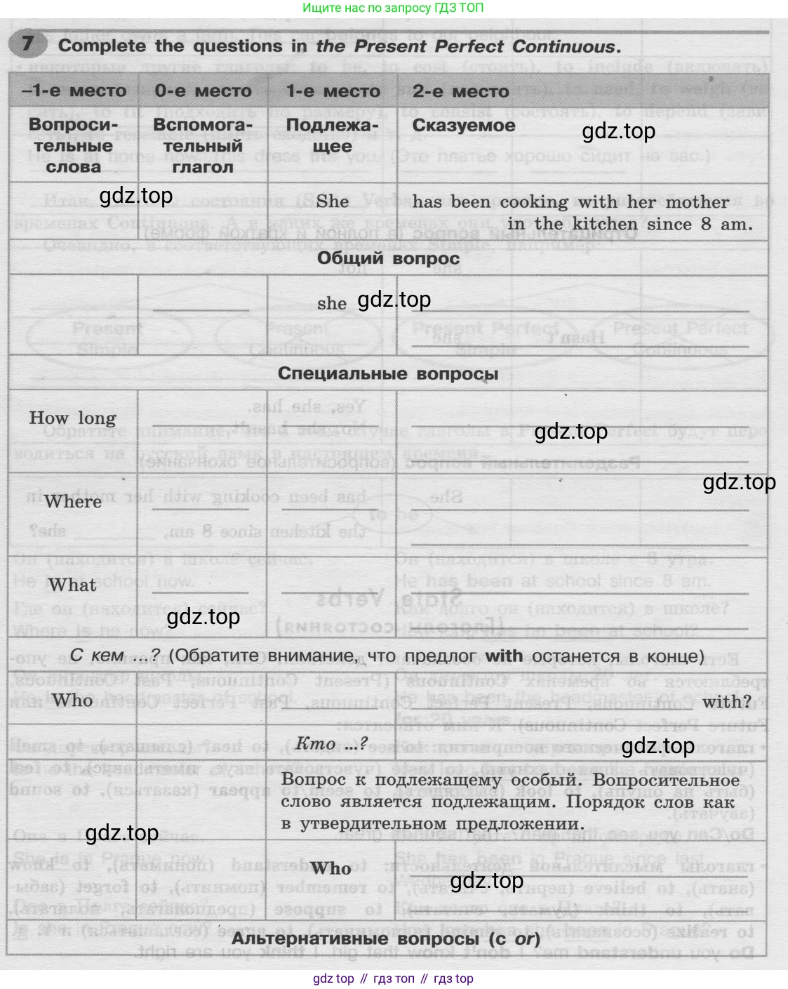 Английский язык (english), 8 класс Грамматический тренажёр, автор: Тимофеева Светлана Леонидовна, издательство Просвещение, Москва, 2024, бирюзового цвета, страница 17, номер 7, Условие 2024