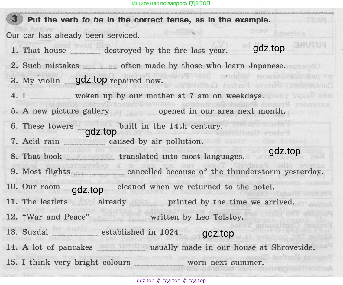 Английский язык (english), 8 класс Грамматический тренажёр, автор: Тимофеева Светлана Леонидовна, издательство Просвещение, Москва, 2024, бирюзового цвета, страница 94, номер 3, Условие 2024