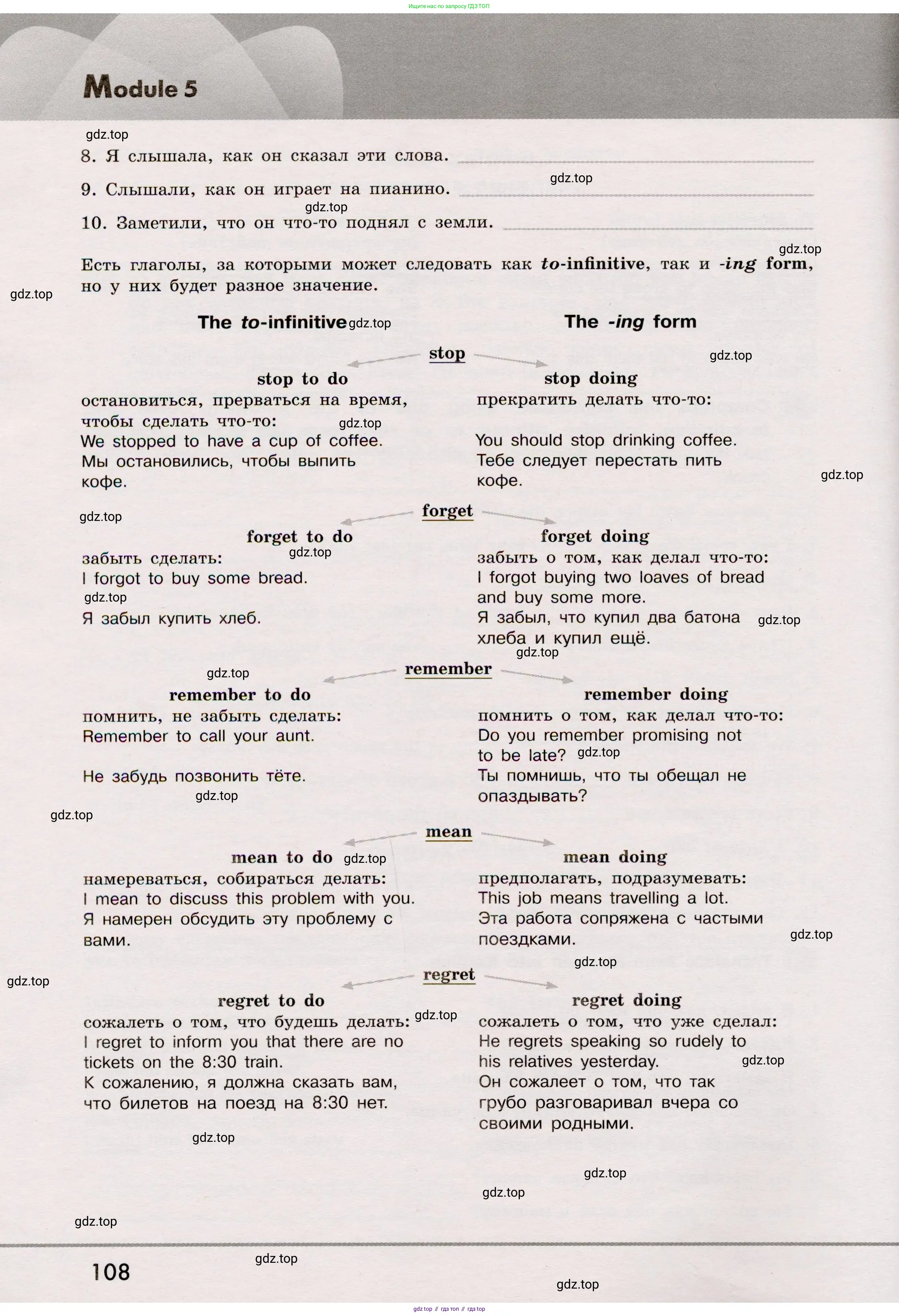 Английский язык (english), 8 класс Грамматический тренажёр, автор: Тимофеева Светлана Леонидовна, издательство Просвещение, Москва, 2024, бирюзового цвета, страница 108