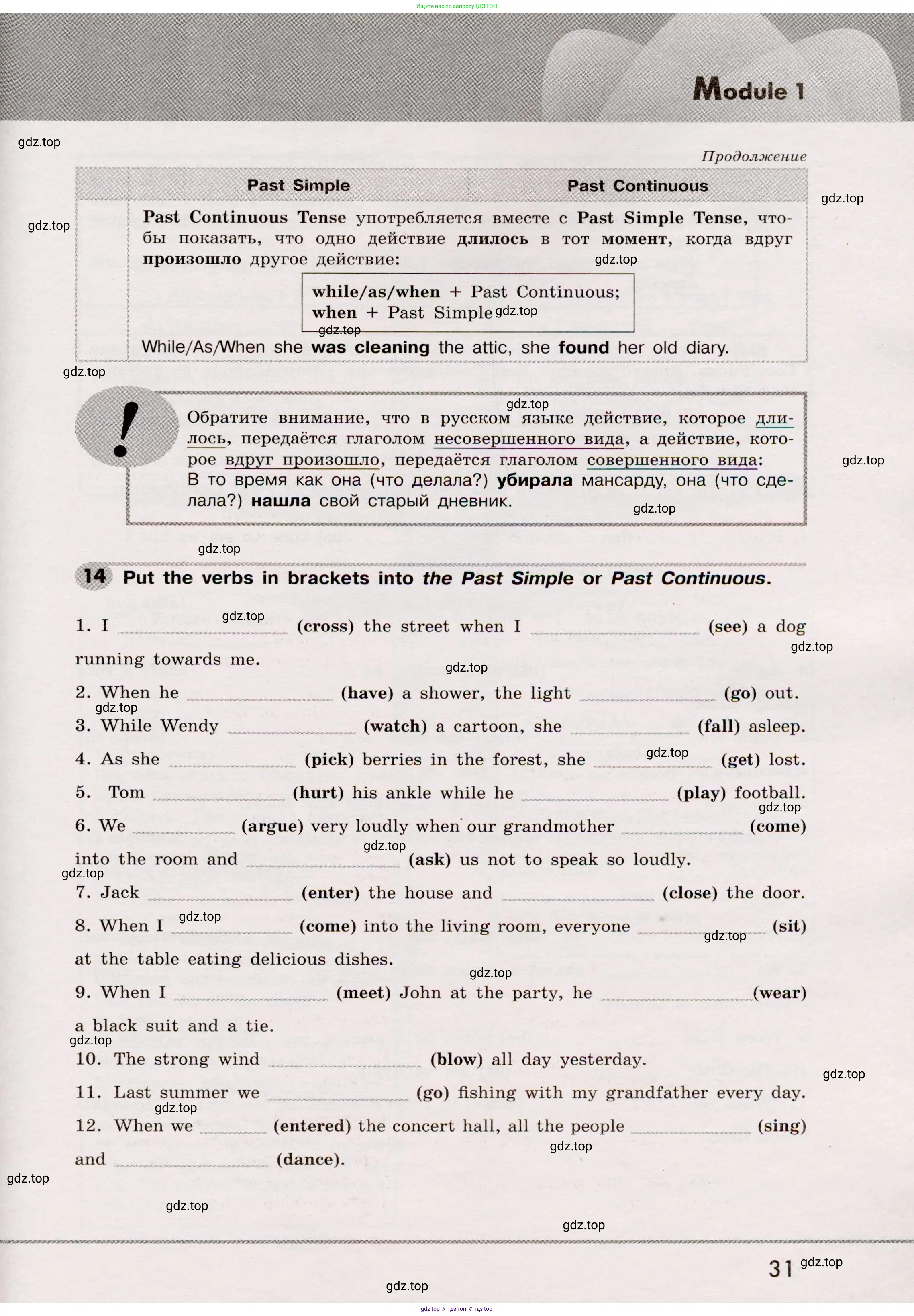 Английский язык (english), 8 класс Грамматический тренажёр, автор: Тимофеева Светлана Леонидовна, издательство Просвещение, Москва, 2024, бирюзового цвета, страница 31