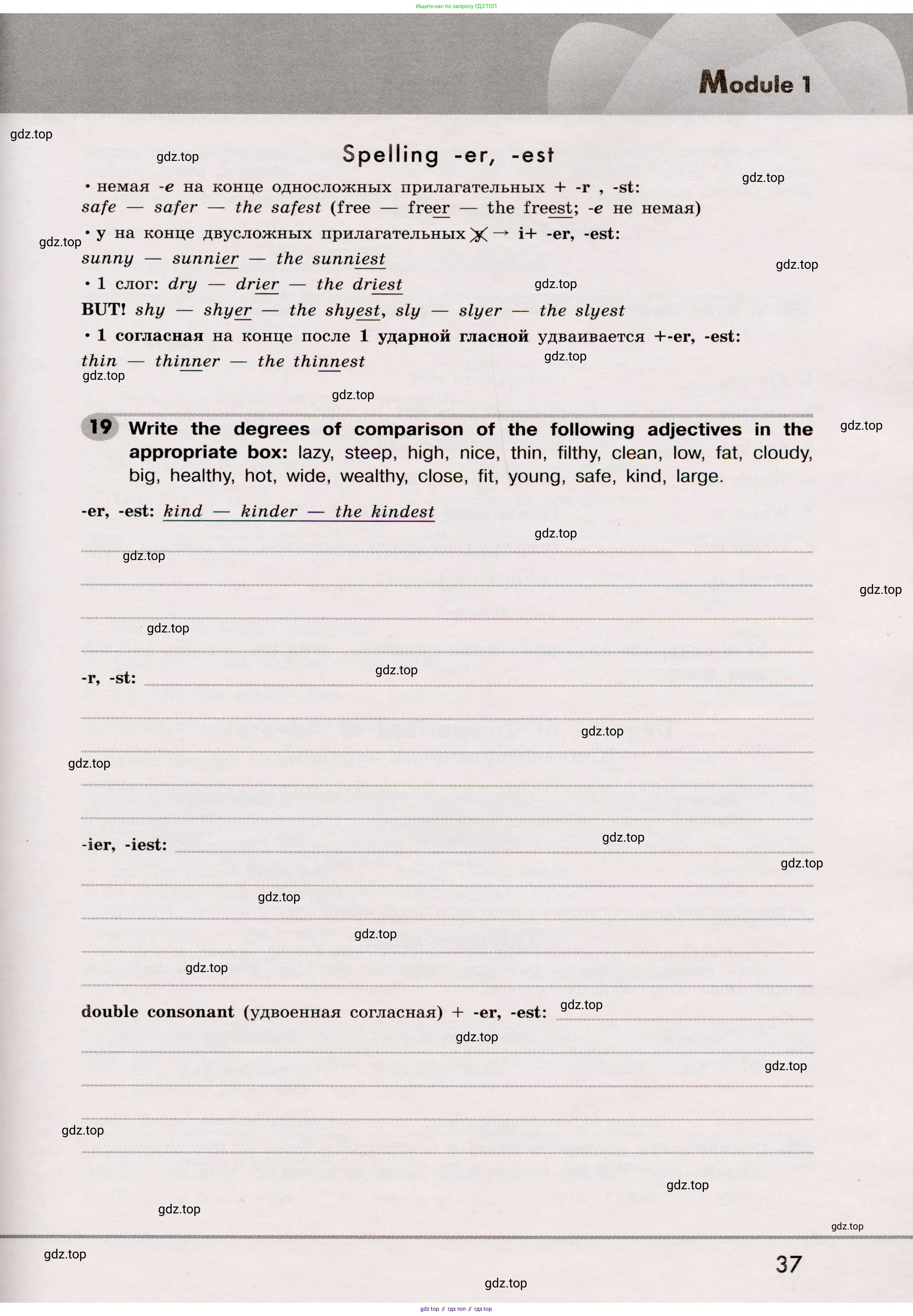 Английский язык (english), 8 класс Грамматический тренажёр, автор: Тимофеева Светлана Леонидовна, издательство Просвещение, Москва, 2024, бирюзового цвета, страница 37