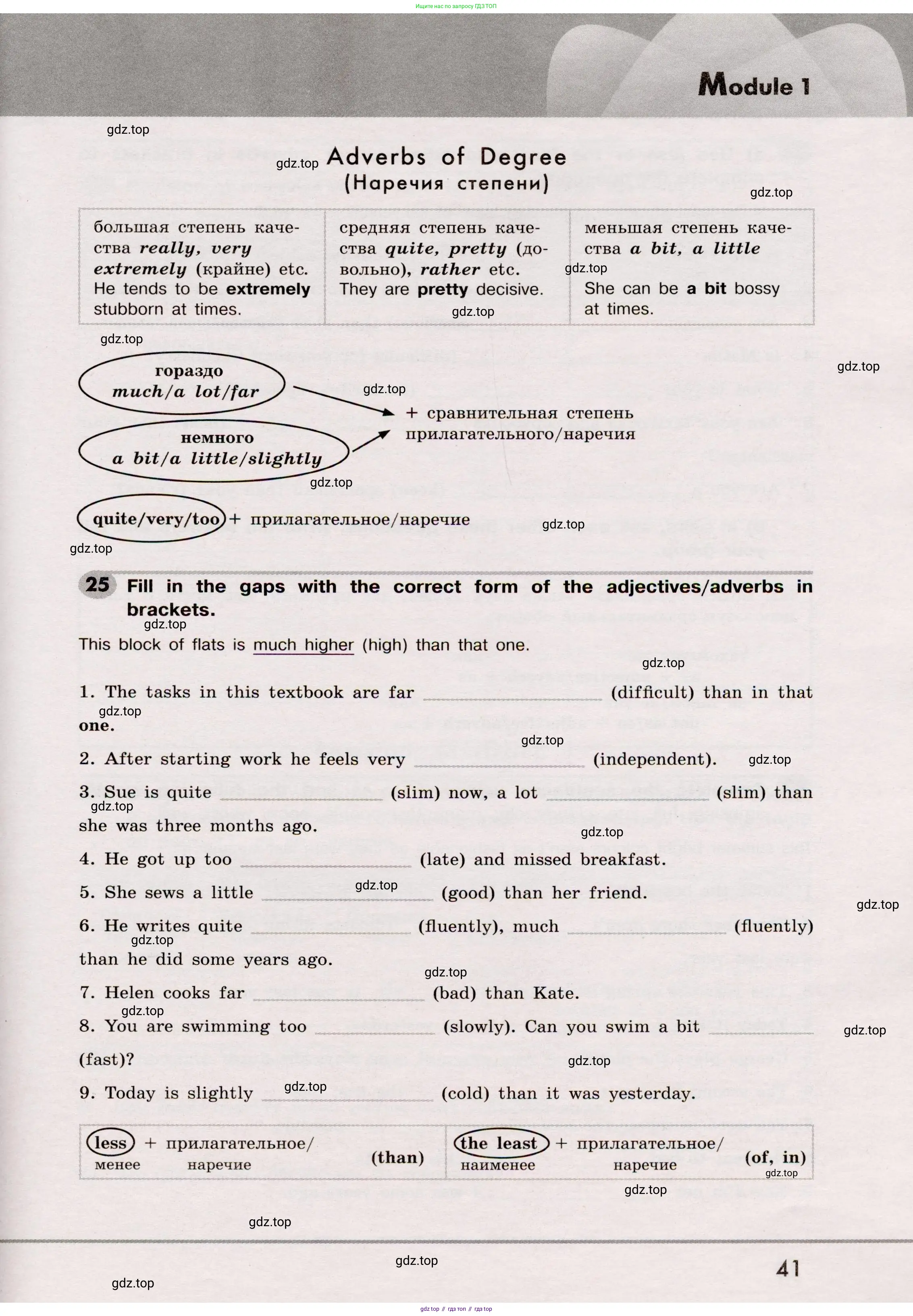 Английский язык (english), 8 класс Грамматический тренажёр, автор: Тимофеева Светлана Леонидовна, издательство Просвещение, Москва, 2024, бирюзового цвета, страница 41