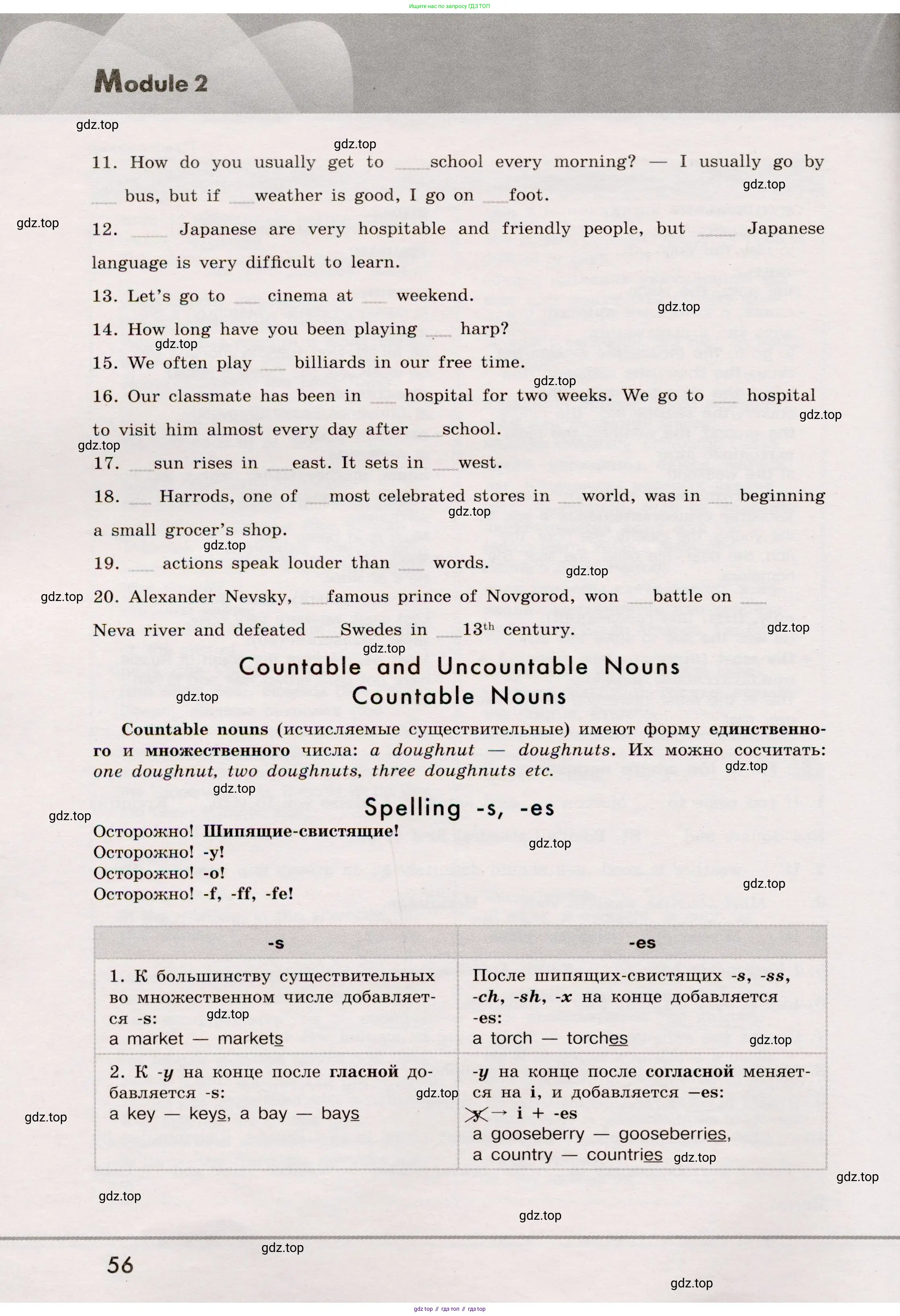 Английский язык (english), 8 класс Грамматический тренажёр, автор: Тимофеева Светлана Леонидовна, издательство Просвещение, Москва, 2024, бирюзового цвета, страница 56