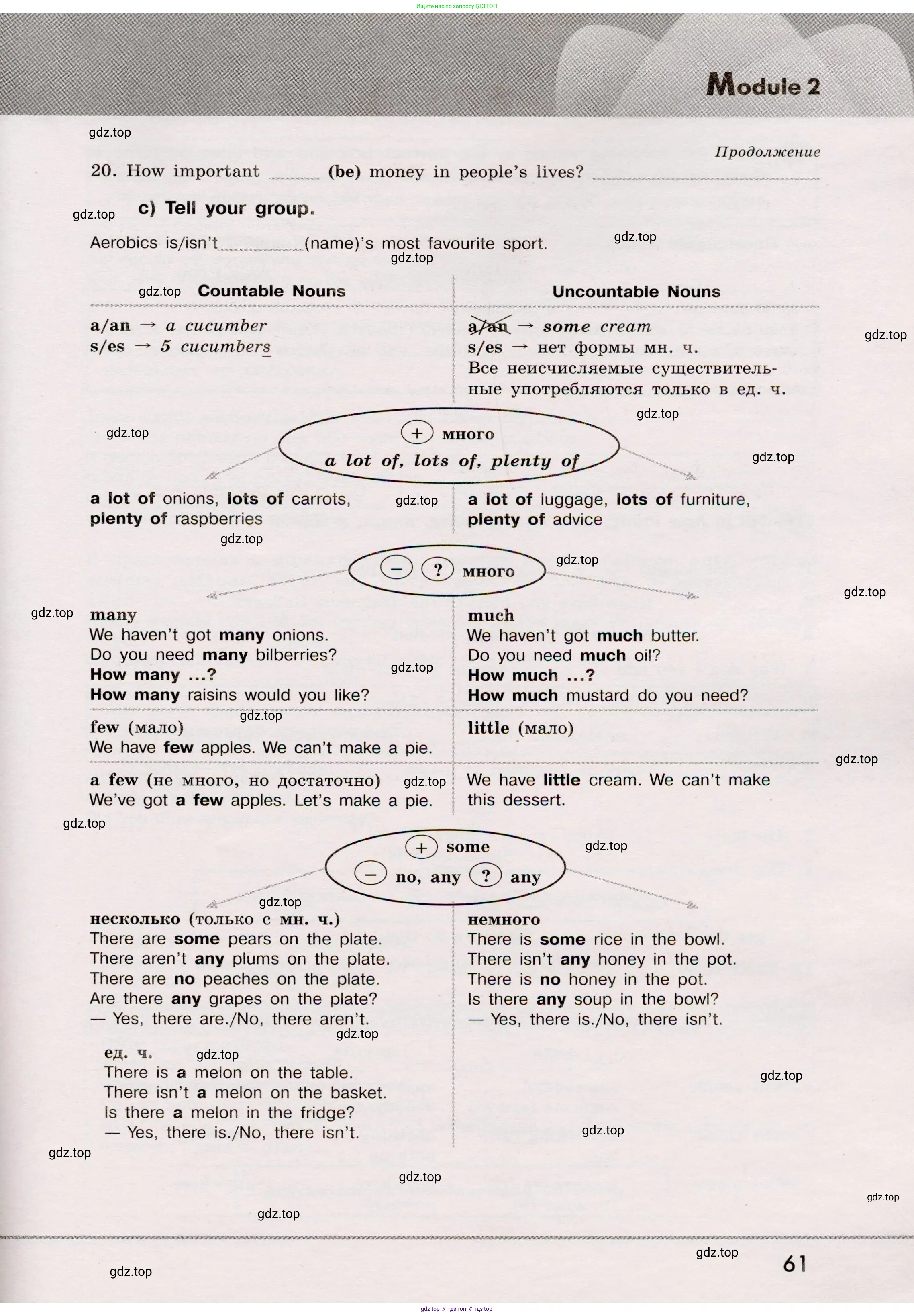 Английский язык (english), 8 класс Грамматический тренажёр, автор: Тимофеева Светлана Леонидовна, издательство Просвещение, Москва, 2024, бирюзового цвета, страница 61