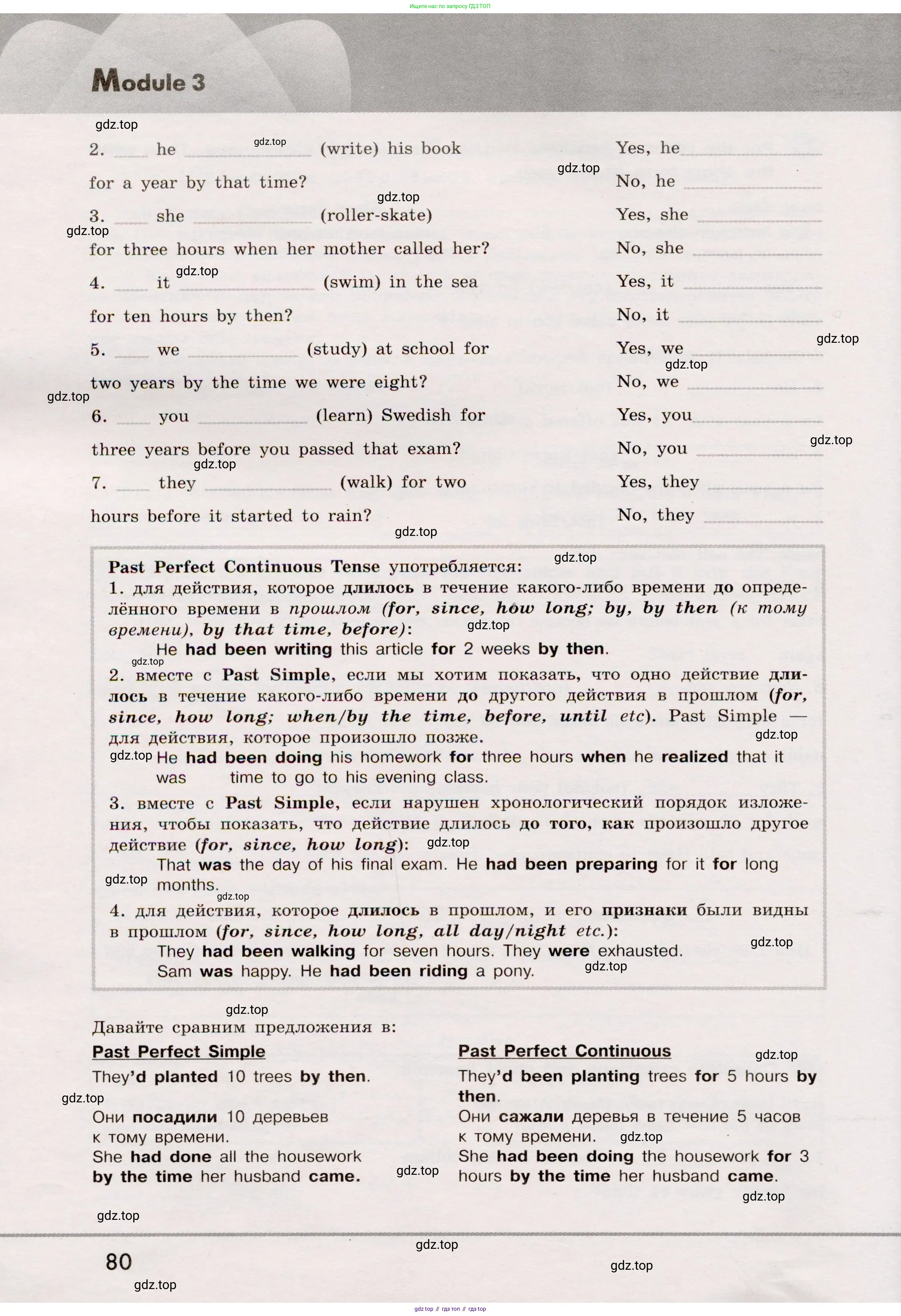 Английский язык (english), 8 класс Грамматический тренажёр, автор: Тимофеева Светлана Леонидовна, издательство Просвещение, Москва, 2024, бирюзового цвета, страница 80