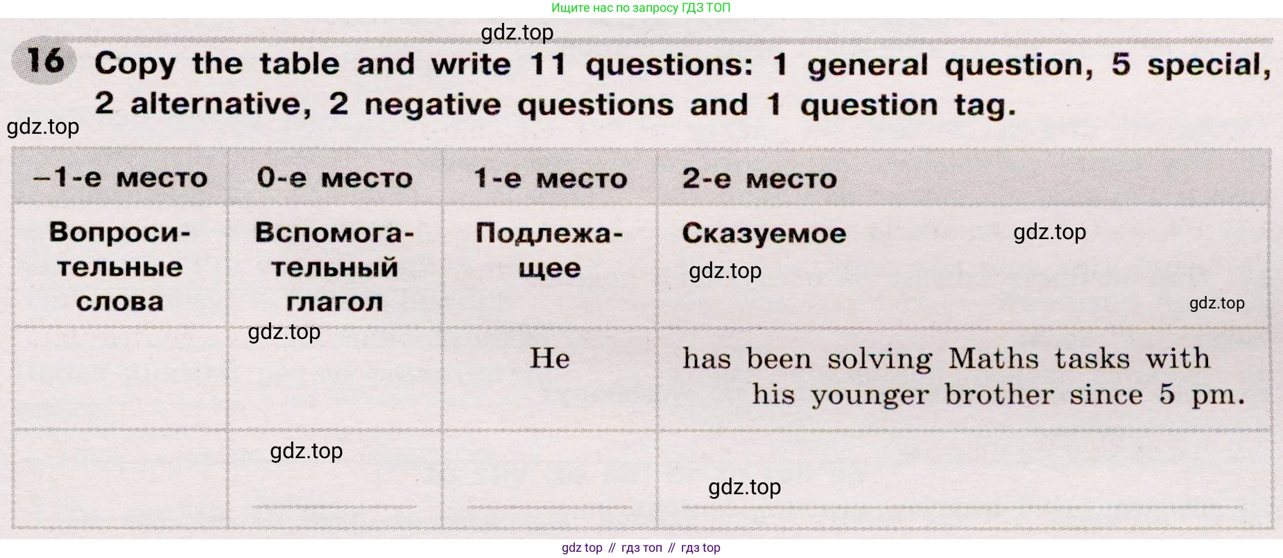 Английский язык (english), 8 класс Грамматический тренажёр, автор: Тимофеева Светлана Леонидовна, издательство Просвещение, Москва, 2024, бирюзового цвета, страница 124, номер 16, Условие 2019-2023
