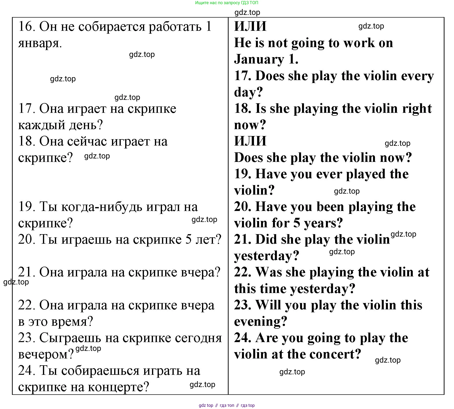Английский язык (english), 8 класс Грамматический тренажёр, автор: Тимофеева Светлана Леонидовна, издательство Просвещение, Москва, 2024, бирюзового цвета, страница 45, номер 1, Решение 3 (2024-2027) (продолжение 2)