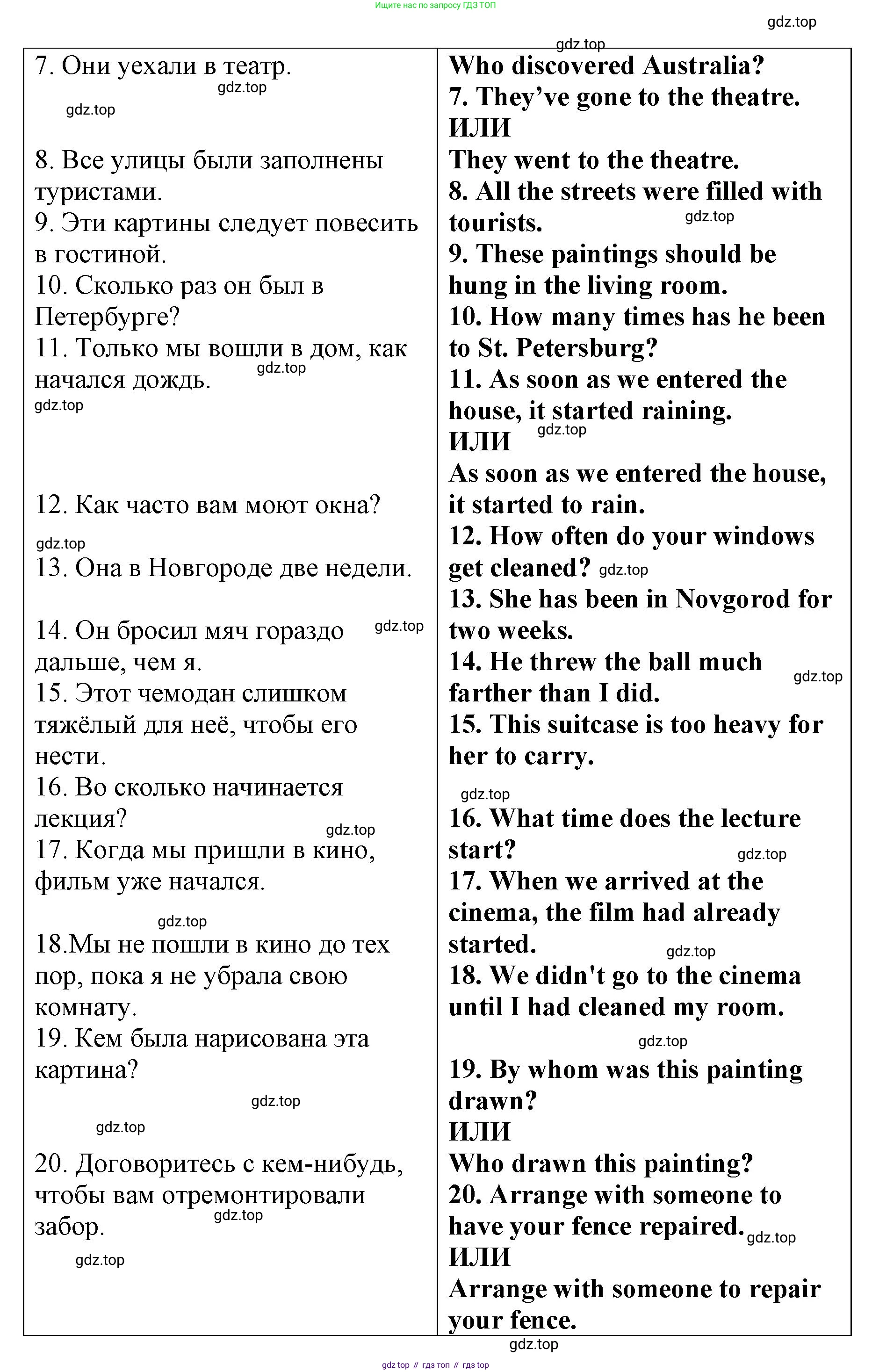 Английский язык (english), 8 класс Грамматический тренажёр, автор: Тимофеева Светлана Леонидовна, издательство Просвещение, Москва, 2024, бирюзового цвета, страница 107, номер 15, Решение 3 (2024-2027) (продолжение 2)