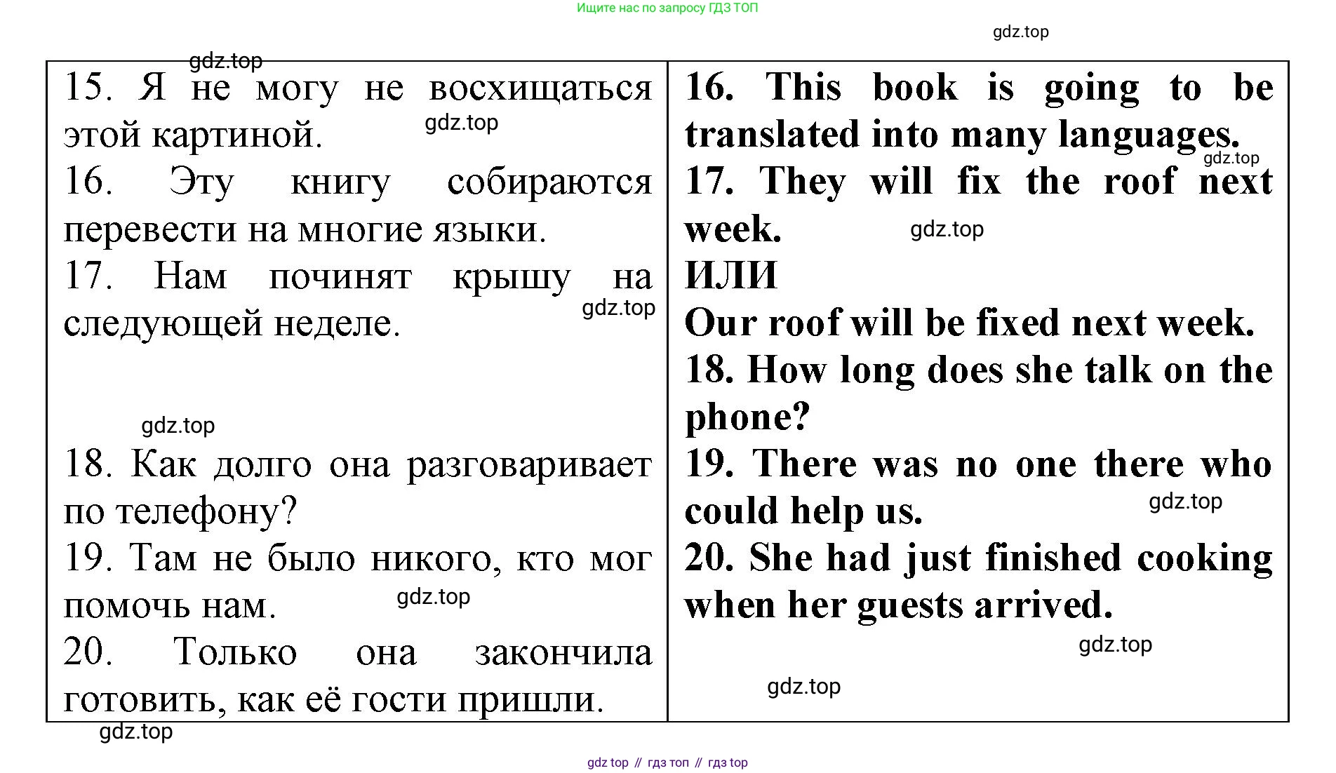 Английский язык (english), 8 класс Грамматический тренажёр, автор: Тимофеева Светлана Леонидовна, издательство Просвещение, Москва, 2024, бирюзового цвета, страница 125, номер 18, Решение 3 (2024-2027) (продолжение 2)