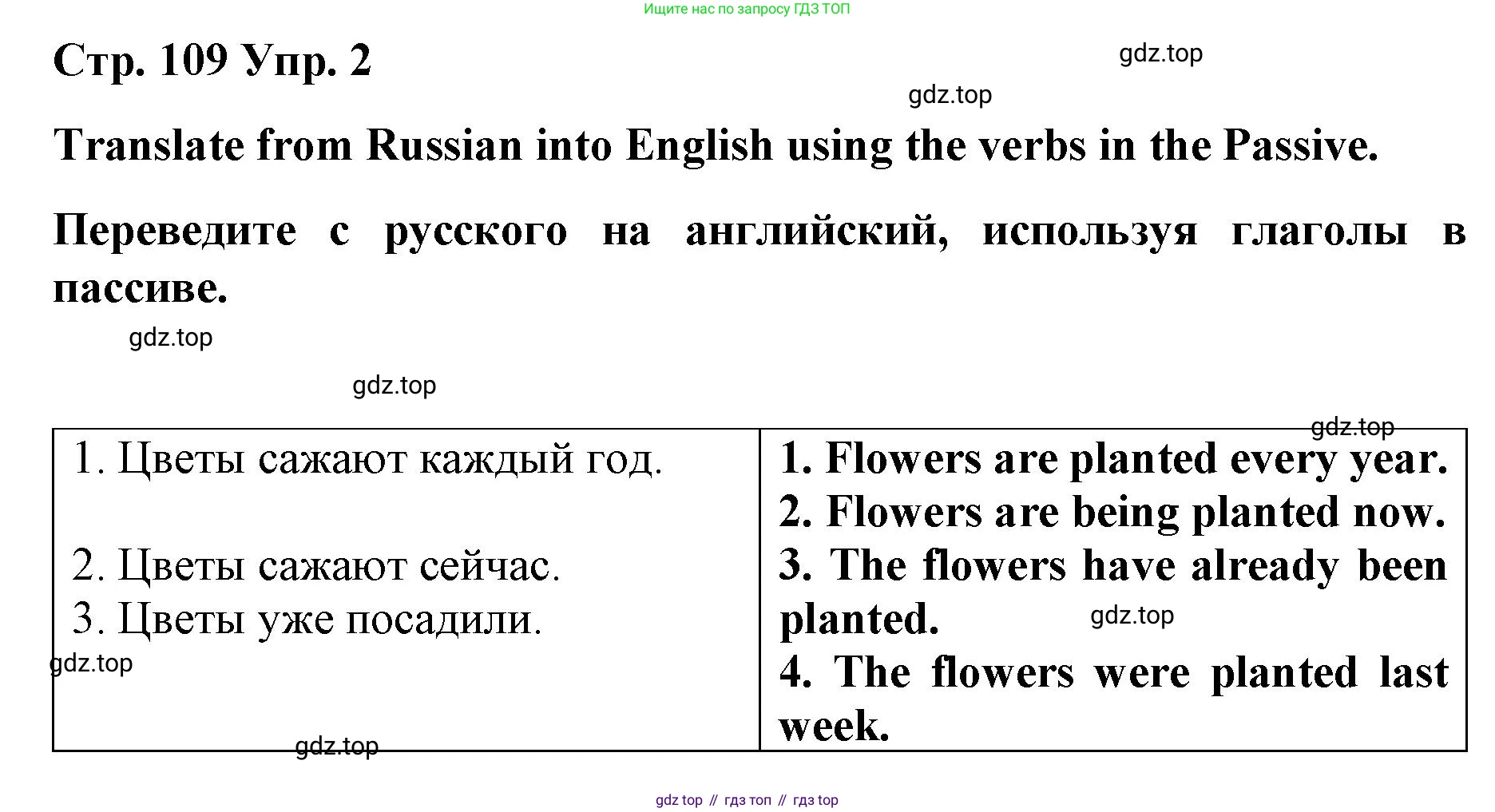 Английский язык (english), 8 класс Грамматический тренажёр, автор: Тимофеева Светлана Леонидовна, издательство Просвещение, Москва, 2024, бирюзового цвета, страница 109, номер 2, Решение 3 (2024-2027)
