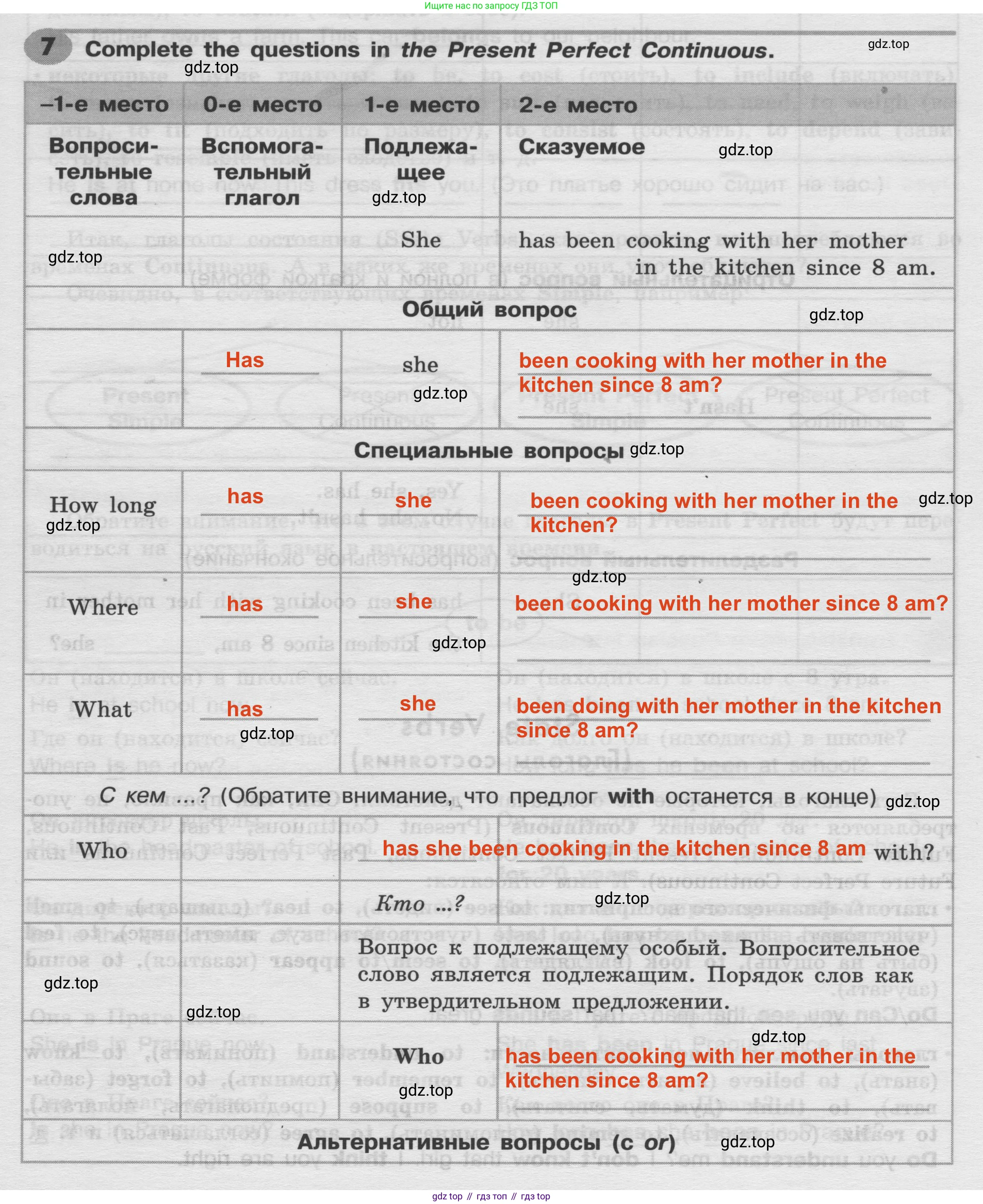 Английский язык (english), 8 класс Грамматический тренажёр, автор: Тимофеева Светлана Леонидовна, издательство Просвещение, Москва, 2024, бирюзового цвета, страница 17, номер 7, Решение 2 (2024-2027)