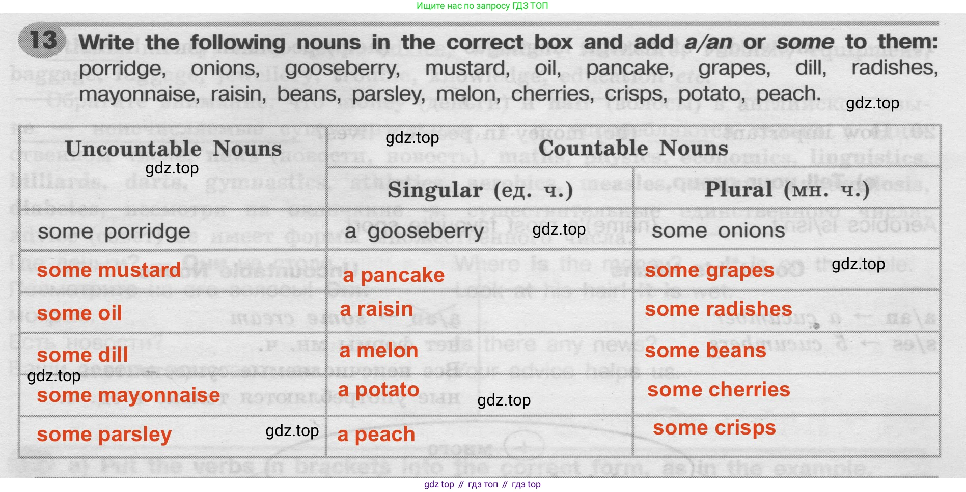 Английский язык (english), 8 класс Грамматический тренажёр, автор: Тимофеева Светлана Леонидовна, издательство Просвещение, Москва, 2024, бирюзового цвета, страница 62, номер 13, Решение 2 (2024-2027)
