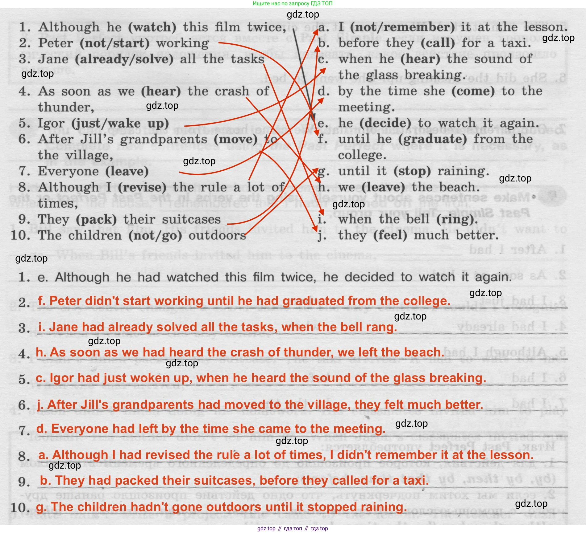 Английский язык (english), 8 класс Грамматический тренажёр, автор: Тимофеева Светлана Леонидовна, издательство Просвещение, Москва, 2024, бирюзового цвета, страница 76, номер 7, Решение 2 (2024-2027) (продолжение 2)