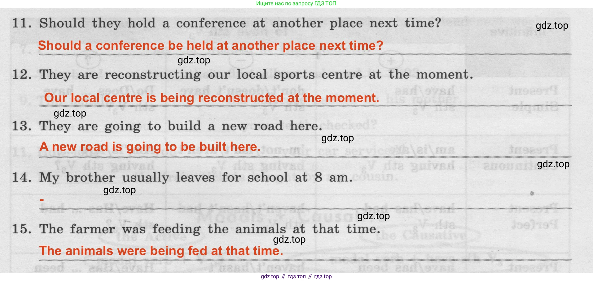 Английский язык (english), 8 класс Грамматический тренажёр, автор: Тимофеева Светлана Леонидовна, издательство Просвещение, Москва, 2024, бирюзового цвета, страница 102, номер 10, Решение 2 (2024-2027) (продолжение 2)