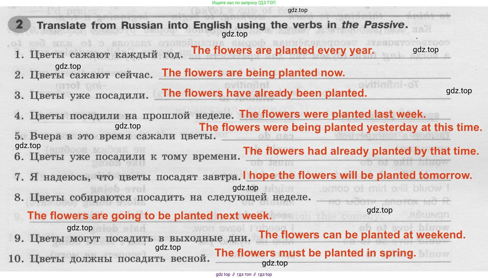 Английский язык (english), 8 класс Грамматический тренажёр, автор: Тимофеева Светлана Леонидовна, издательство Просвещение, Москва, 2024, бирюзового цвета, страница 109, номер 2, Решение 2 (2024-2027)