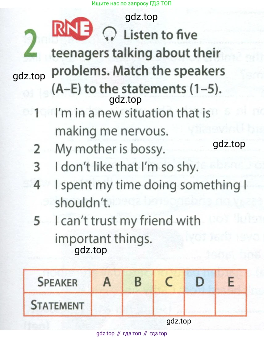 ГДЗ Английский язык (english), 8 класс Рабочая тетрадь (workbook), авторы: Ваулина Юлия Евгеньевна (Vaulina Julia), Дули Дженни (Dooley Jenny), Подоляко Ольга Евгеньевна (Podolyako Olga), Эванс Вирджиния (Evans Virginia), издательство Просвещение, Москва, 2023, бирюзового цвета, страница 5, номер 2, Условие 2024