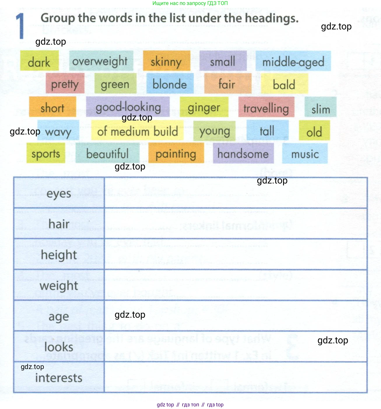 ГДЗ Английский язык (english), 8 класс Рабочая тетрадь (workbook), авторы: Ваулина Юлия Евгеньевна (Vaulina Julia), Дули Дженни (Dooley Jenny), Подоляко Ольга Евгеньевна (Podolyako Olga), Эванс Вирджиния (Evans Virginia), издательство Просвещение, Москва, 2023, бирюзового цвета, страница 7, номер 1, Условие 2024