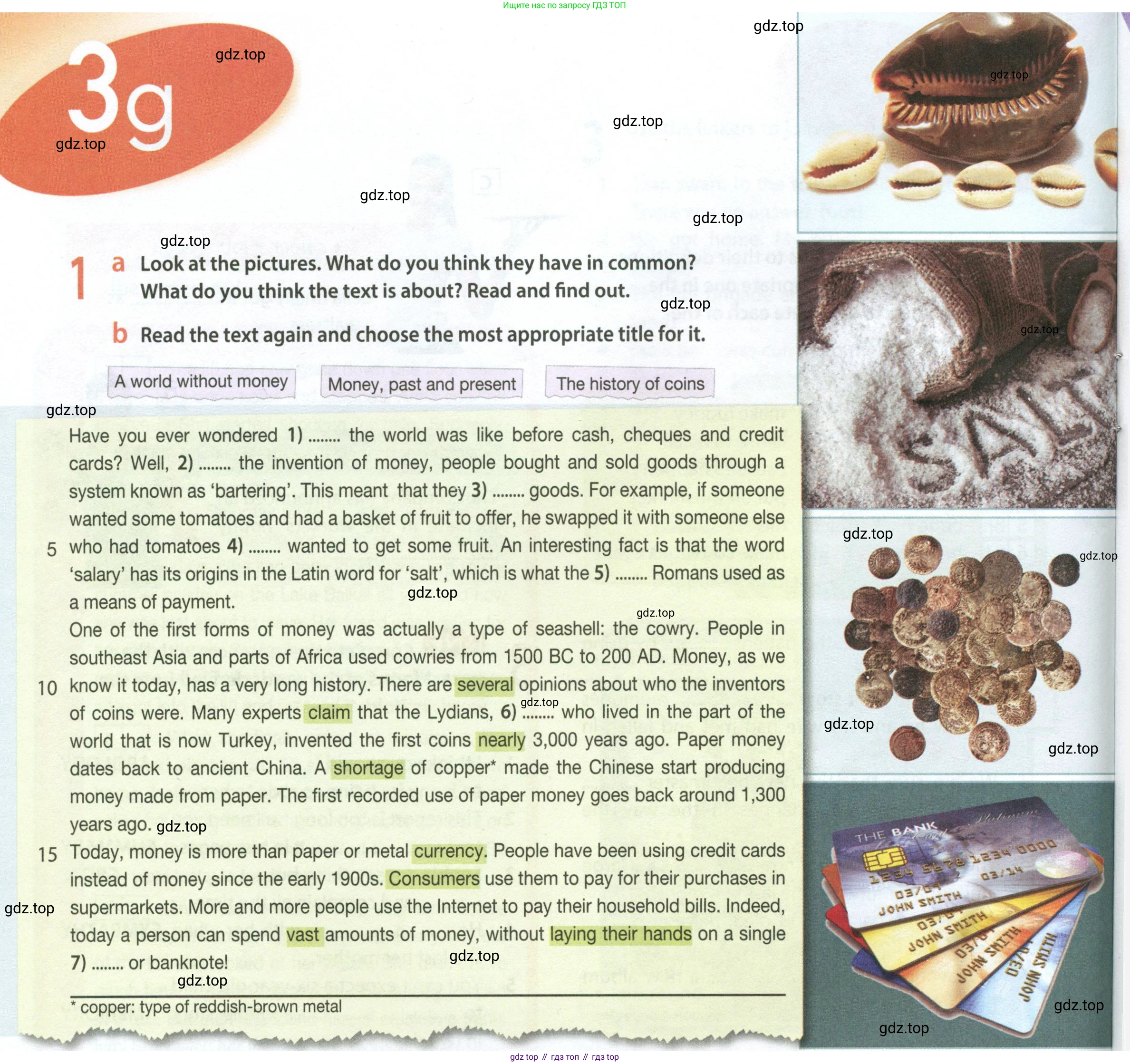 ГДЗ Английский язык (english), 8 класс Рабочая тетрадь (workbook), авторы: Ваулина Юлия Евгеньевна (Vaulina Julia), Дули Дженни (Dooley Jenny), Подоляко Ольга Евгеньевна (Podolyako Olga), Эванс Вирджиния (Evans Virginia), издательство Просвещение, Москва, 2023, бирюзового цвета, страница 30, номер 1, Условие 2024