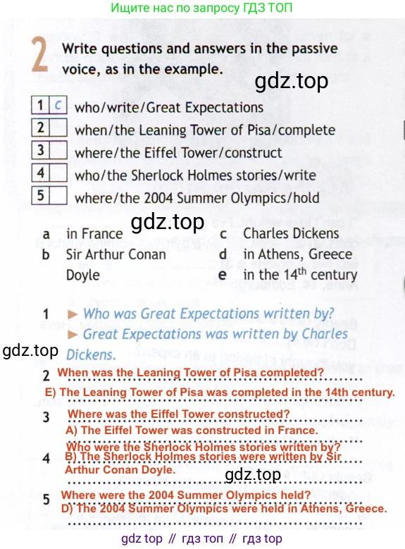 ГДЗ Английский язык (english), 8 класс Рабочая тетрадь (workbook), авторы: Ваулина Юлия Евгеньевна (Vaulina Julia), Дули Дженни (Dooley Jenny), Подоляко Ольга Евгеньевна (Podolyako Olga), Эванс Вирджиния (Evans Virginia), издательство Просвещение, Москва, 2023, бирюзового цвета, страница 42, номер 2, Решение 2 (2019-2022)