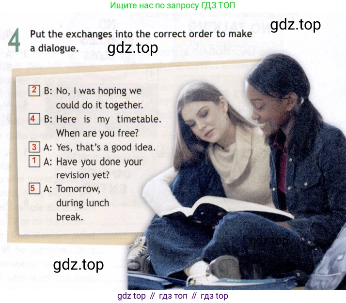 ГДЗ Английский язык (english), 8 класс Рабочая тетрадь (workbook), авторы: Ваулина Юлия Евгеньевна (Vaulina Julia), Дули Дженни (Dooley Jenny), Подоляко Ольга Евгеньевна (Podolyako Olga), Эванс Вирджиния (Evans Virginia), издательство Просвещение, Москва, 2023, бирюзового цвета, страница 65, номер 4, Решение 2 (2019-2022)