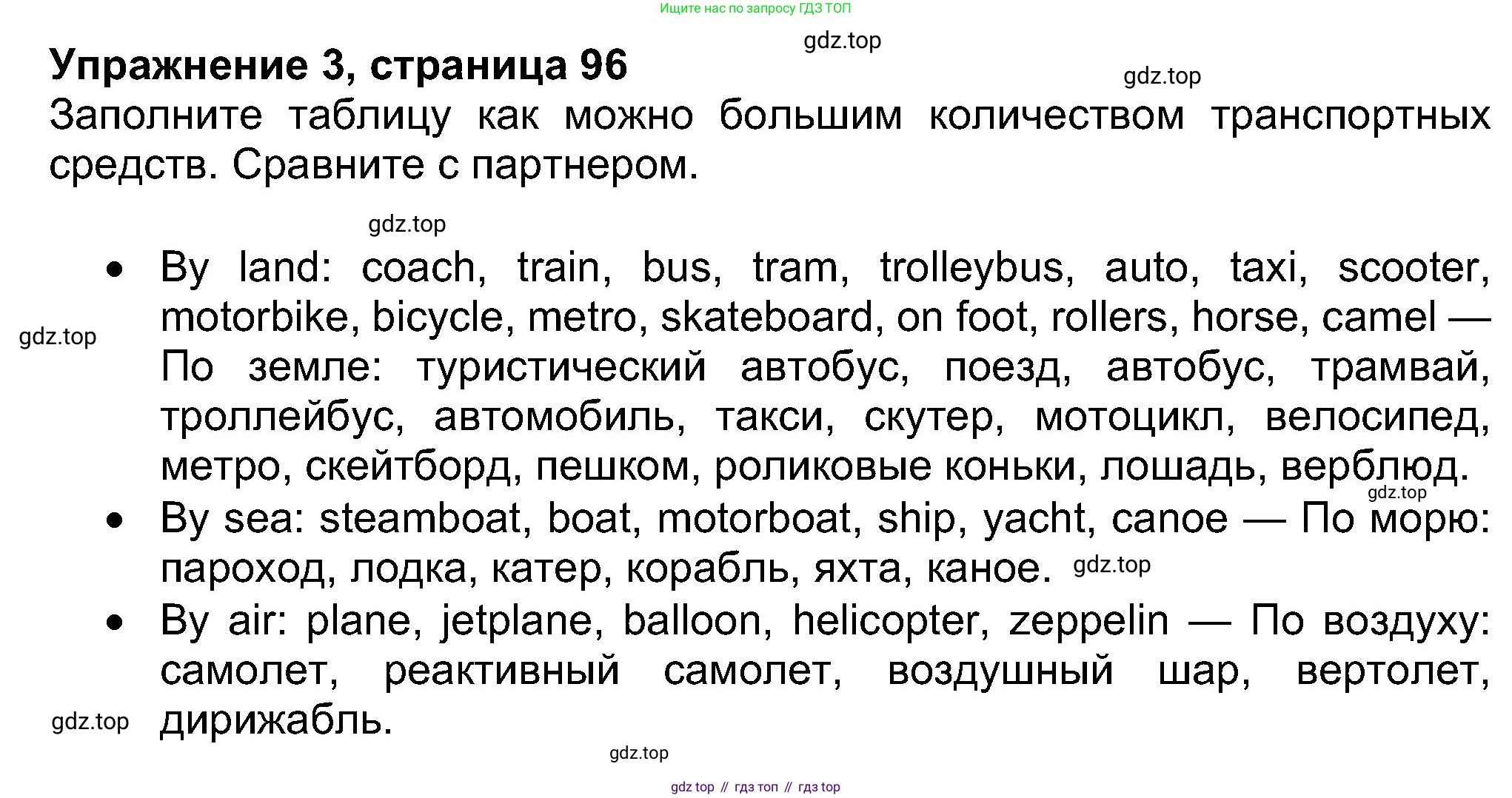 Английский язык (english), 8 класс Учебник (Student's book), авторы: Ваулина Юлия Евгеньевна (Vaulina Julia), Дули Дженни (Dooley Jenny), Подоляко Ольга Евгеньевна (Podolyako Olga), Эванс Вирджиния (Evans Virginia), издательство Просвещение, Москва, 2023, бирюзового цвета, страница 96, номер 3, Решение 2023-2027