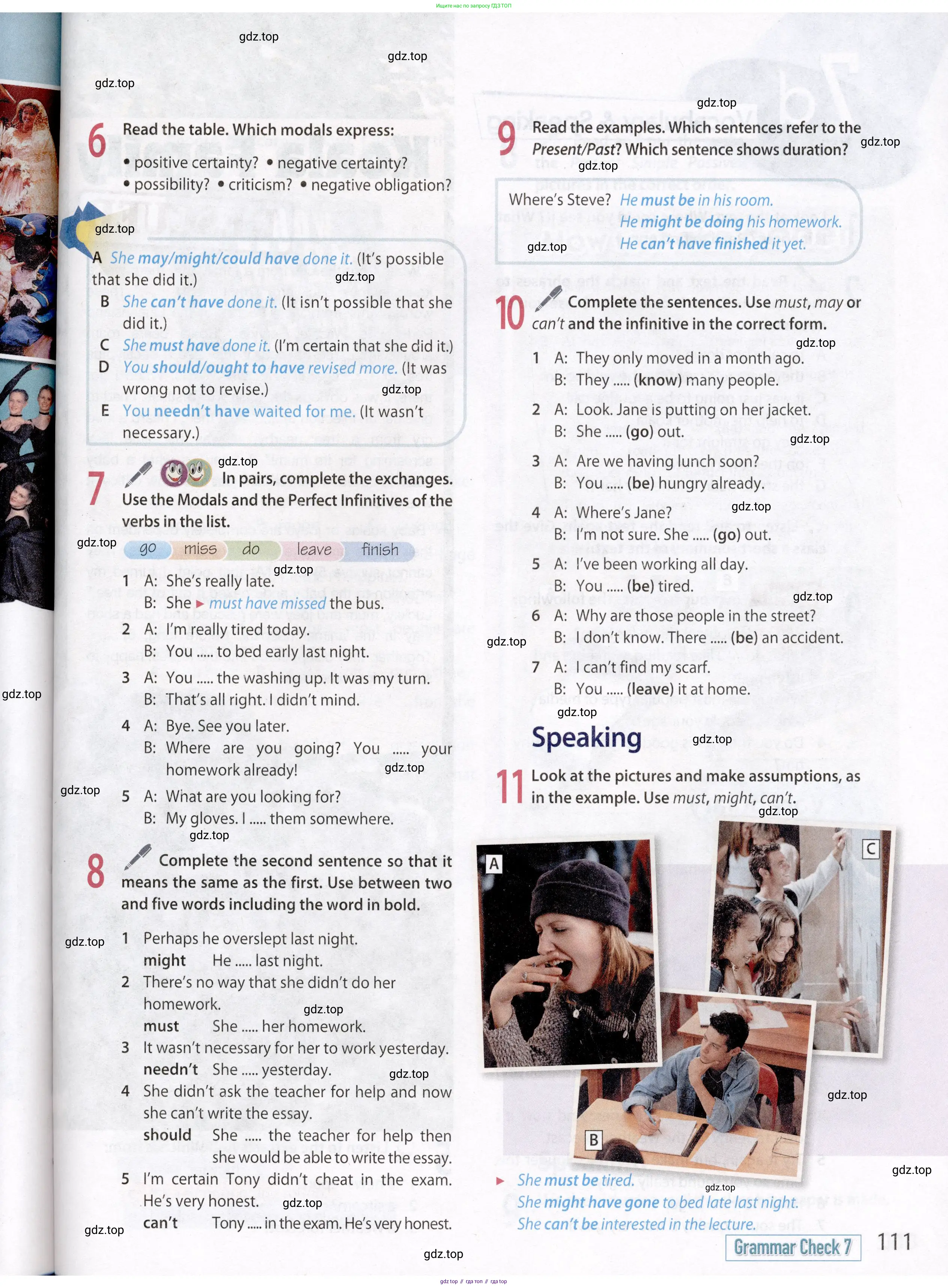 Английский язык (english), 8 класс Учебник (Student's book), авторы: Ваулина Юлия Евгеньевна (Vaulina Julia), Дули Дженни (Dooley Jenny), Подоляко Ольга Евгеньевна (Podolyako Olga), Эванс Вирджиния (Evans Virginia), издательство Просвещение, Москва, 2023, бирюзового цвета, страница 111