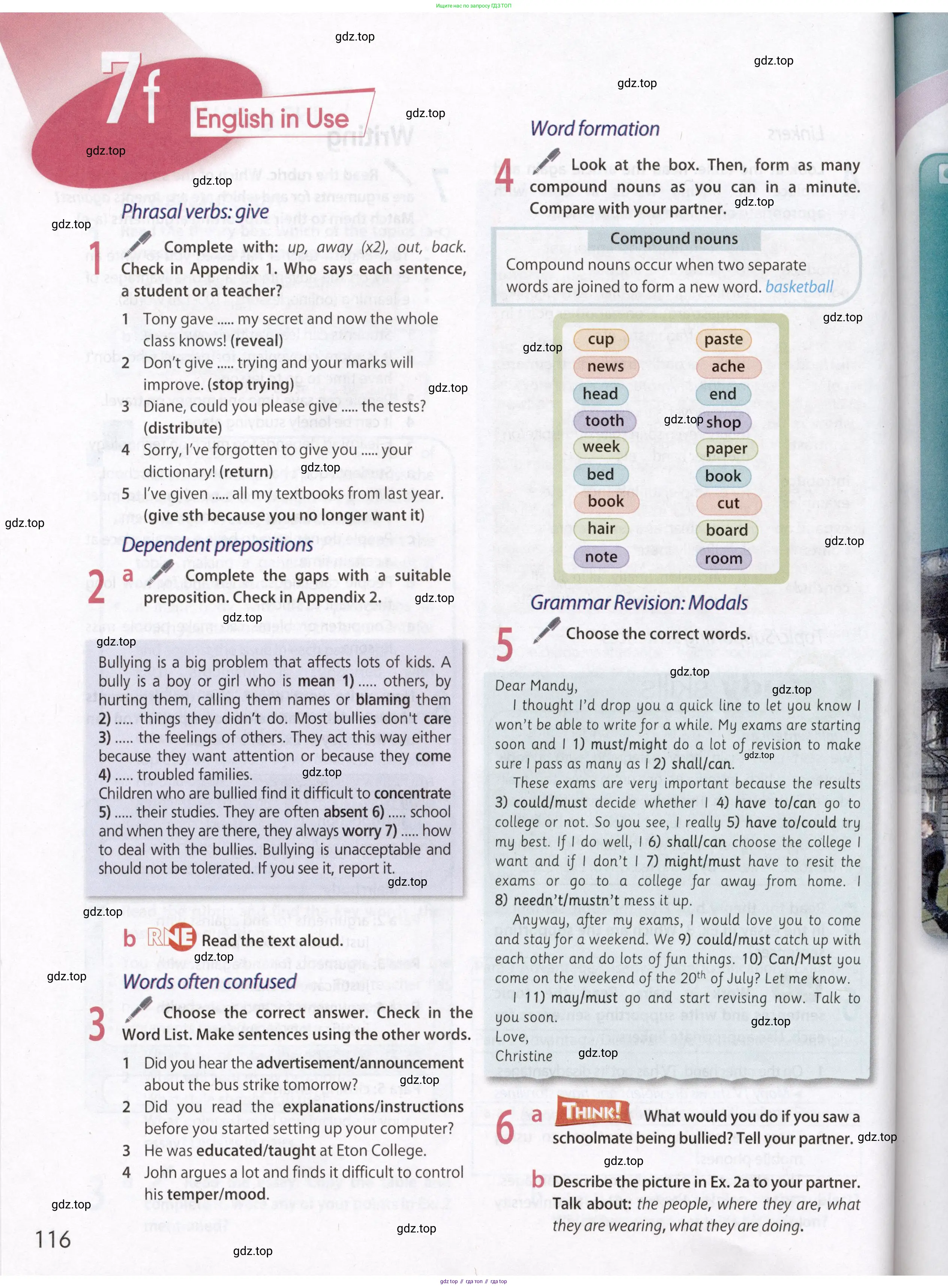 Английский язык (english), 8 класс Учебник (Student's book), авторы: Ваулина Юлия Евгеньевна (Vaulina Julia), Дули Дженни (Dooley Jenny), Подоляко Ольга Евгеньевна (Podolyako Olga), Эванс Вирджиния (Evans Virginia), издательство Просвещение, Москва, 2023, бирюзового цвета, страница 116