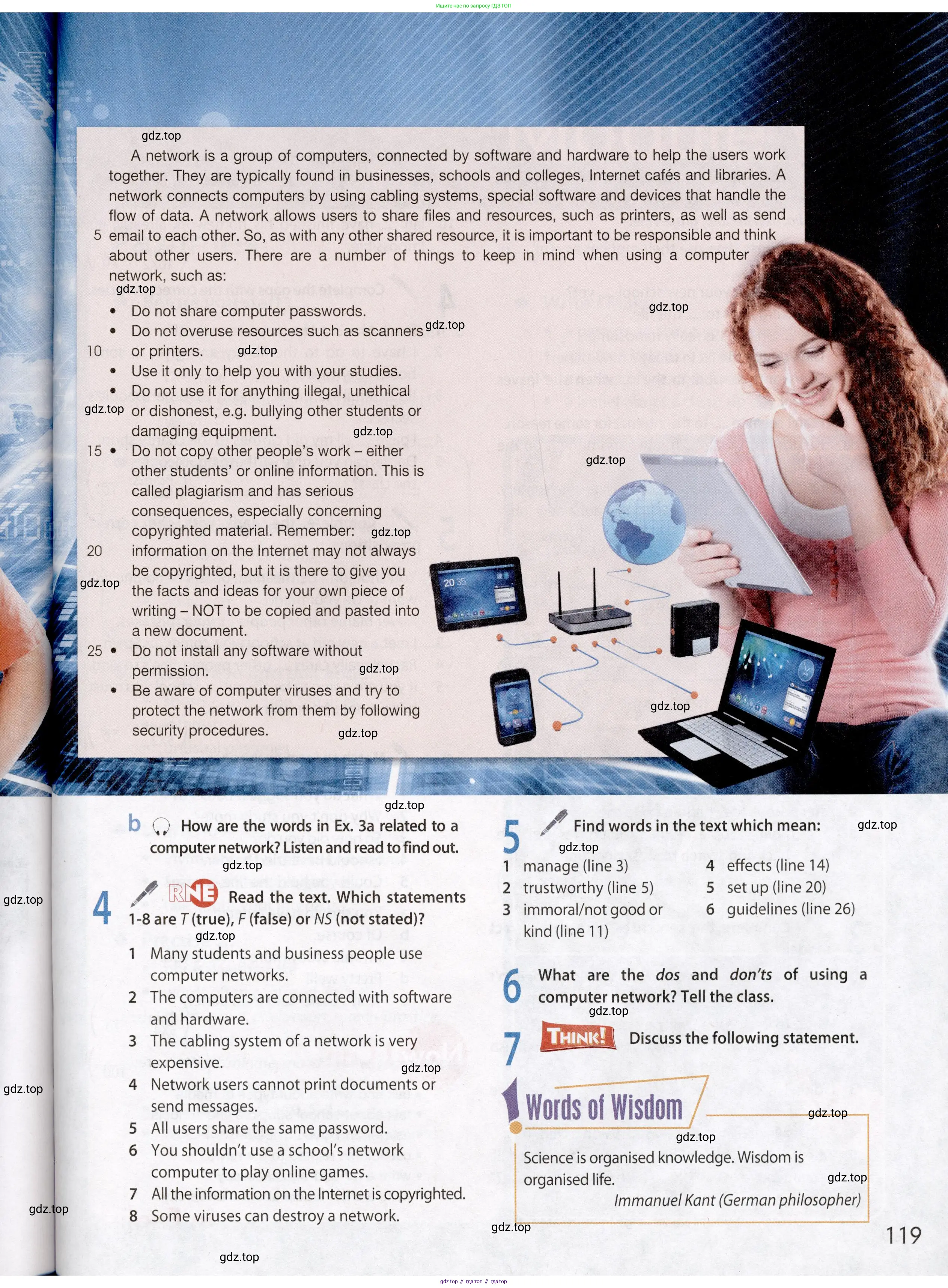 Английский язык (english), 8 класс Учебник (Student's book), авторы: Ваулина Юлия Евгеньевна (Vaulina Julia), Дули Дженни (Dooley Jenny), Подоляко Ольга Евгеньевна (Podolyako Olga), Эванс Вирджиния (Evans Virginia), издательство Просвещение, Москва, 2023, бирюзового цвета, страница 119