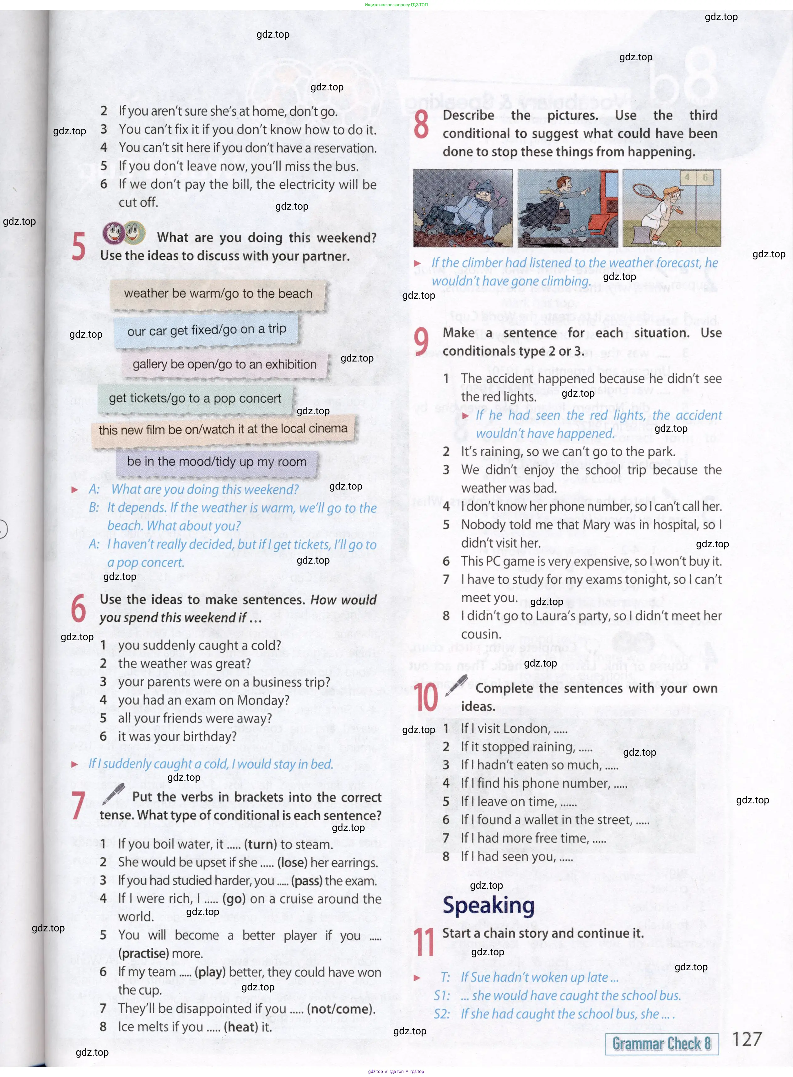 Английский язык (english), 8 класс Учебник (Student's book), авторы: Ваулина Юлия Евгеньевна (Vaulina Julia), Дули Дженни (Dooley Jenny), Подоляко Ольга Евгеньевна (Podolyako Olga), Эванс Вирджиния (Evans Virginia), издательство Просвещение, Москва, 2023, бирюзового цвета, страница 127