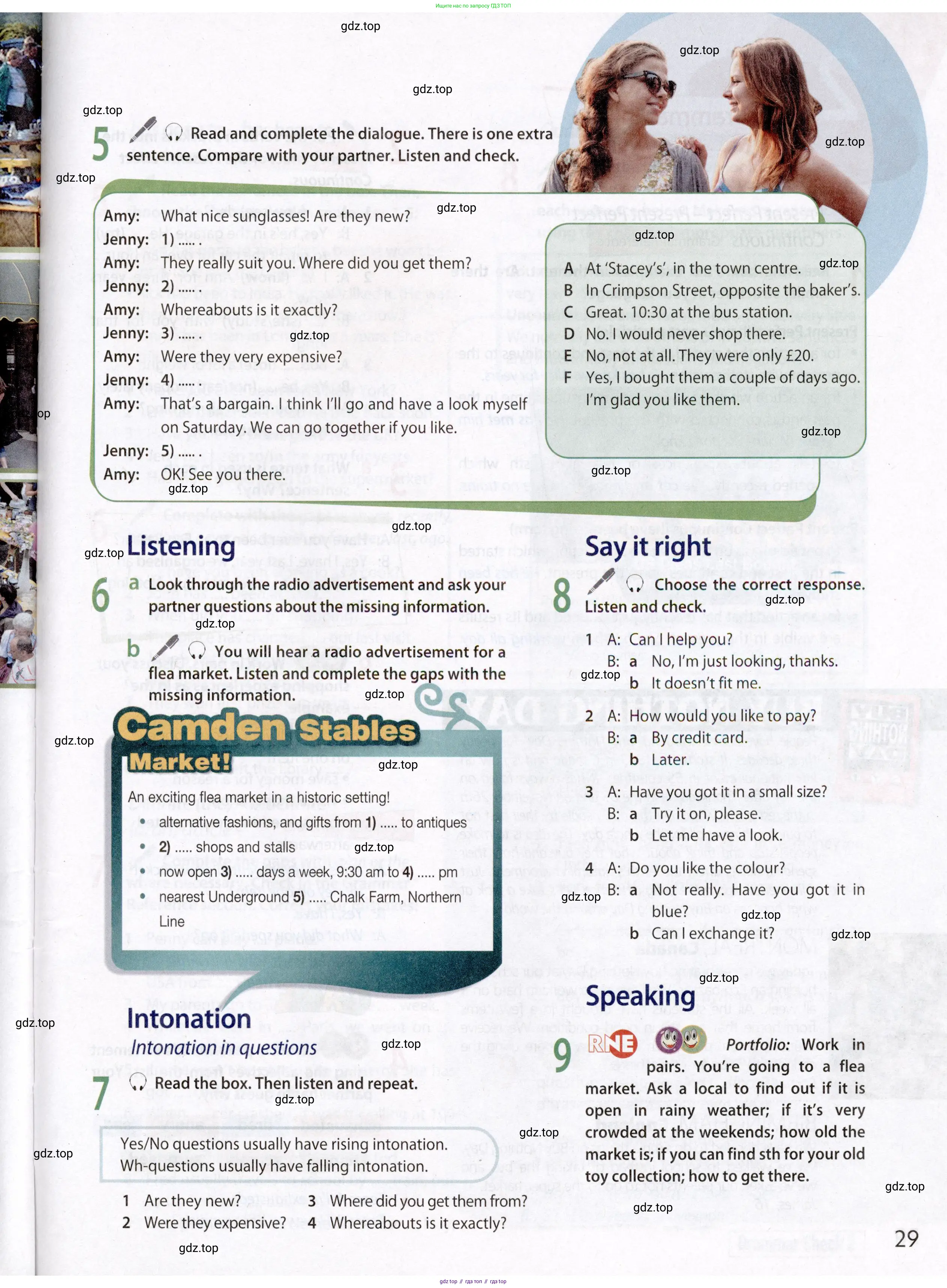 Английский язык (english), 8 класс Учебник (Student's book), авторы: Ваулина Юлия Евгеньевна (Vaulina Julia), Дули Дженни (Dooley Jenny), Подоляко Ольга Евгеньевна (Podolyako Olga), Эванс Вирджиния (Evans Virginia), издательство Просвещение, Москва, 2023, бирюзового цвета, страница 29