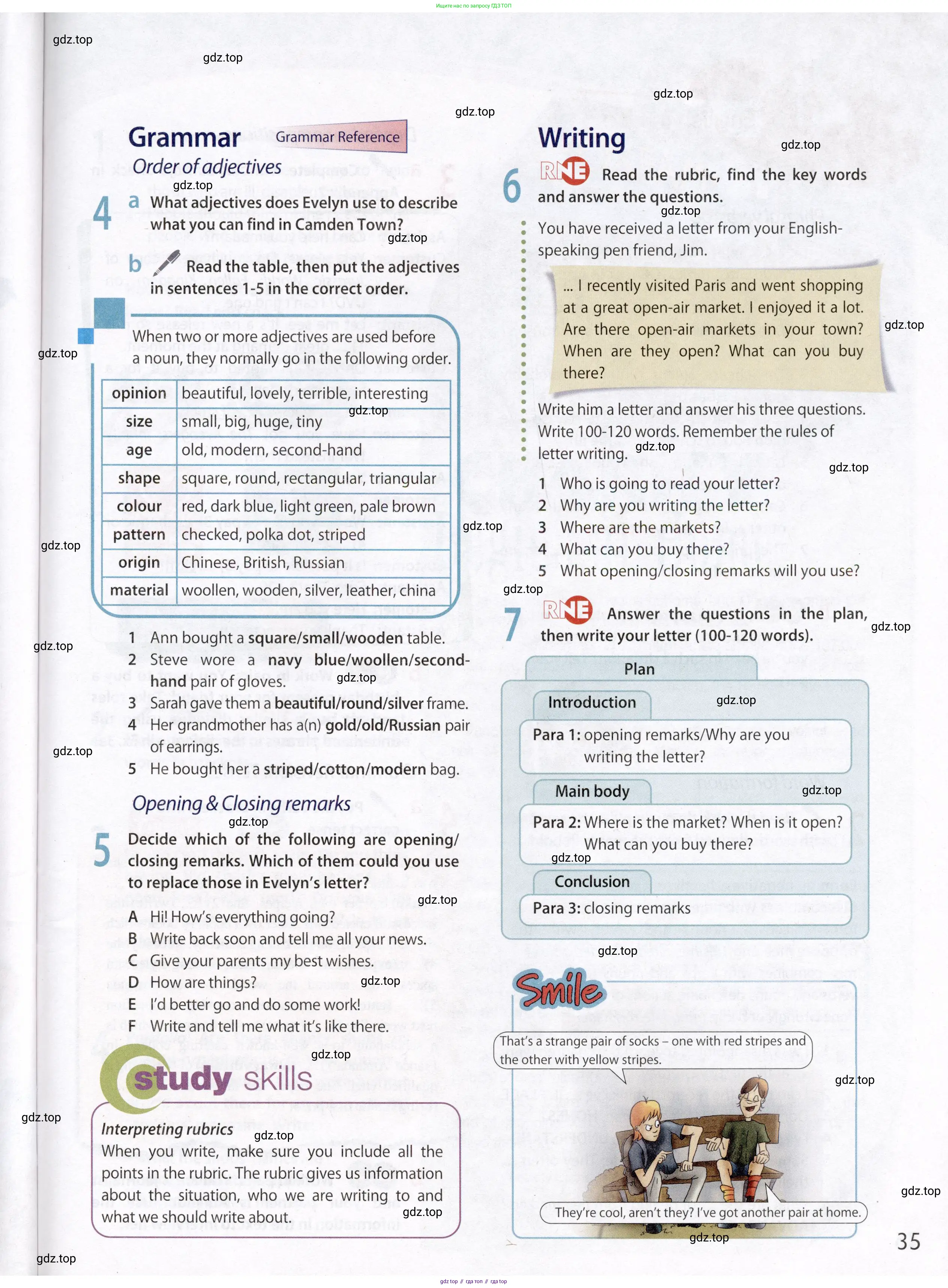Английский язык (english), 8 класс Учебник (Student's book), авторы: Ваулина Юлия Евгеньевна (Vaulina Julia), Дули Дженни (Dooley Jenny), Подоляко Ольга Евгеньевна (Podolyako Olga), Эванс Вирджиния (Evans Virginia), издательство Просвещение, Москва, 2023, бирюзового цвета, страница 35