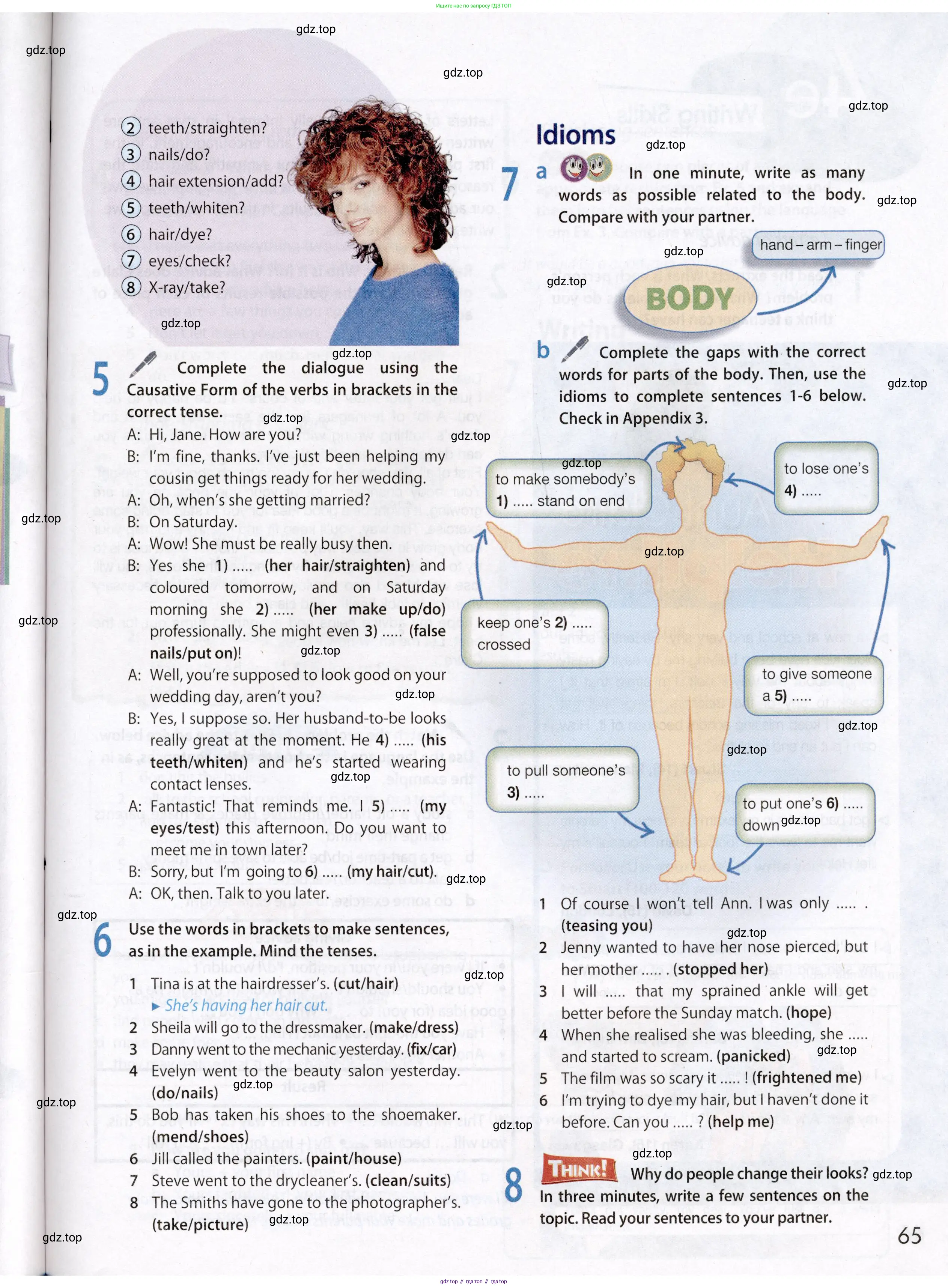 Английский язык (english), 8 класс Учебник (Student's book), авторы: Ваулина Юлия Евгеньевна (Vaulina Julia), Дули Дженни (Dooley Jenny), Подоляко Ольга Евгеньевна (Podolyako Olga), Эванс Вирджиния (Evans Virginia), издательство Просвещение, Москва, 2023, бирюзового цвета, страница 65