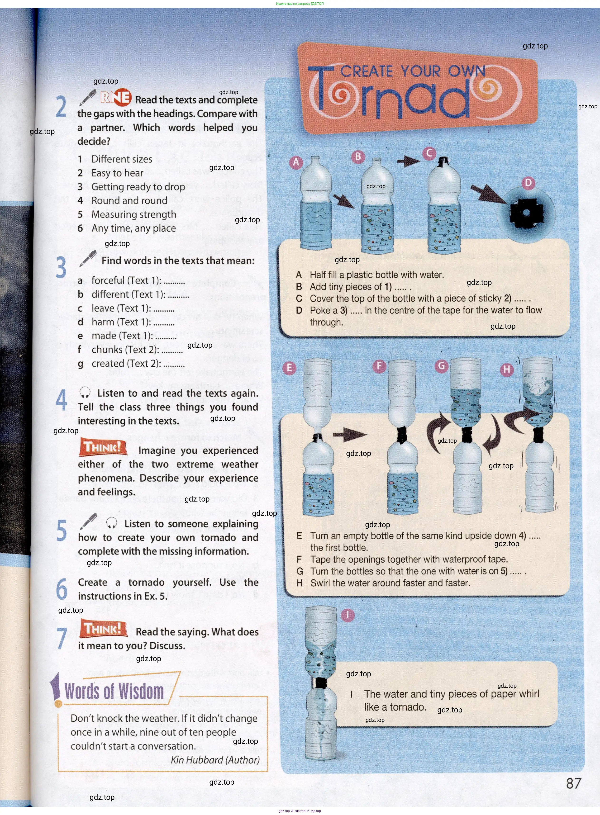Английский язык (english), 8 класс Учебник (Student's book), авторы: Ваулина Юлия Евгеньевна (Vaulina Julia), Дули Дженни (Dooley Jenny), Подоляко Ольга Евгеньевна (Podolyako Olga), Эванс Вирджиния (Evans Virginia), издательство Просвещение, Москва, 2023, бирюзового цвета, страница 87