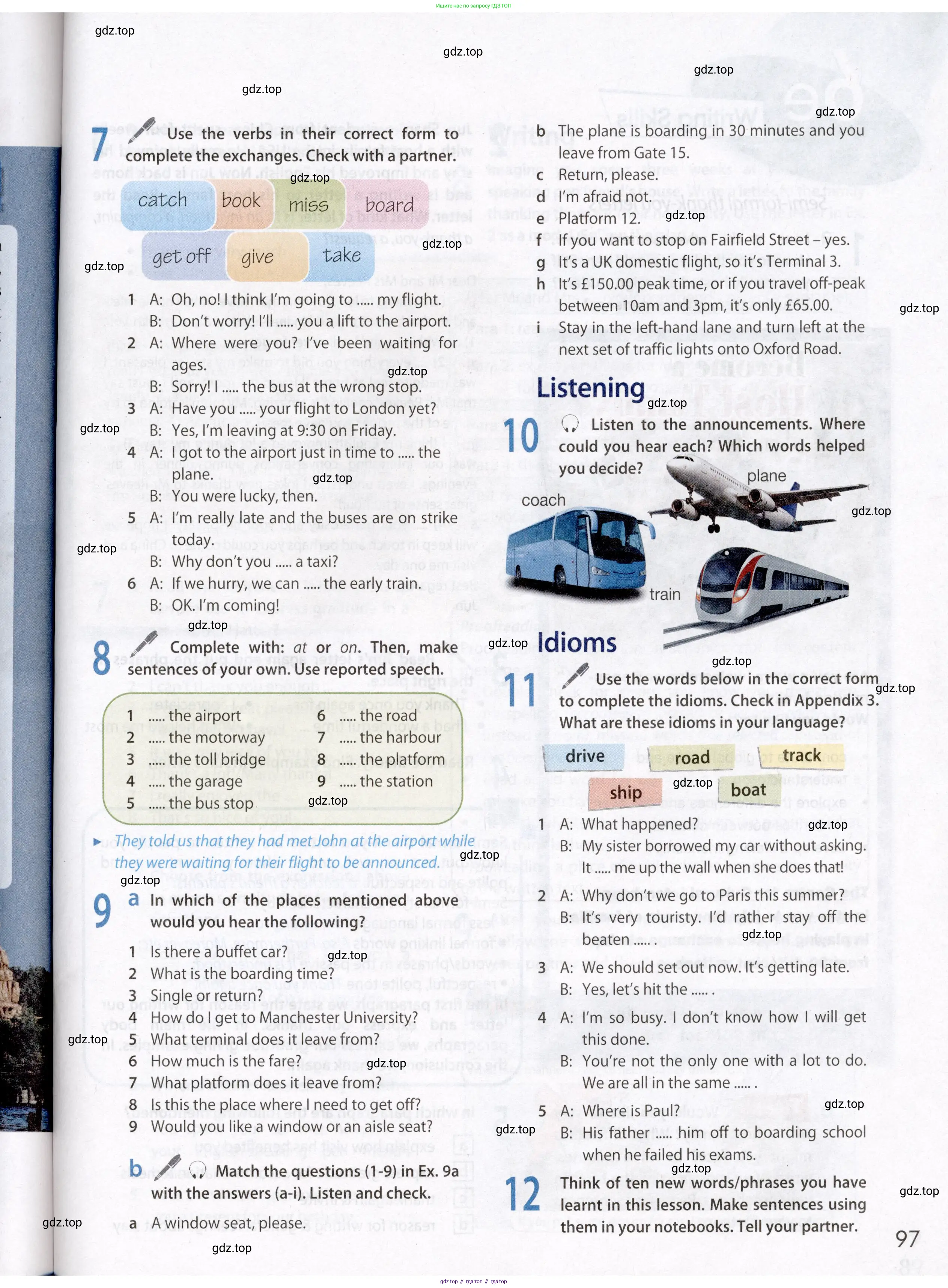 Английский язык (english), 8 класс Учебник (Student's book), авторы: Ваулина Юлия Евгеньевна (Vaulina Julia), Дули Дженни (Dooley Jenny), Подоляко Ольга Евгеньевна (Podolyako Olga), Эванс Вирджиния (Evans Virginia), издательство Просвещение, Москва, 2023, бирюзового цвета, страница 97