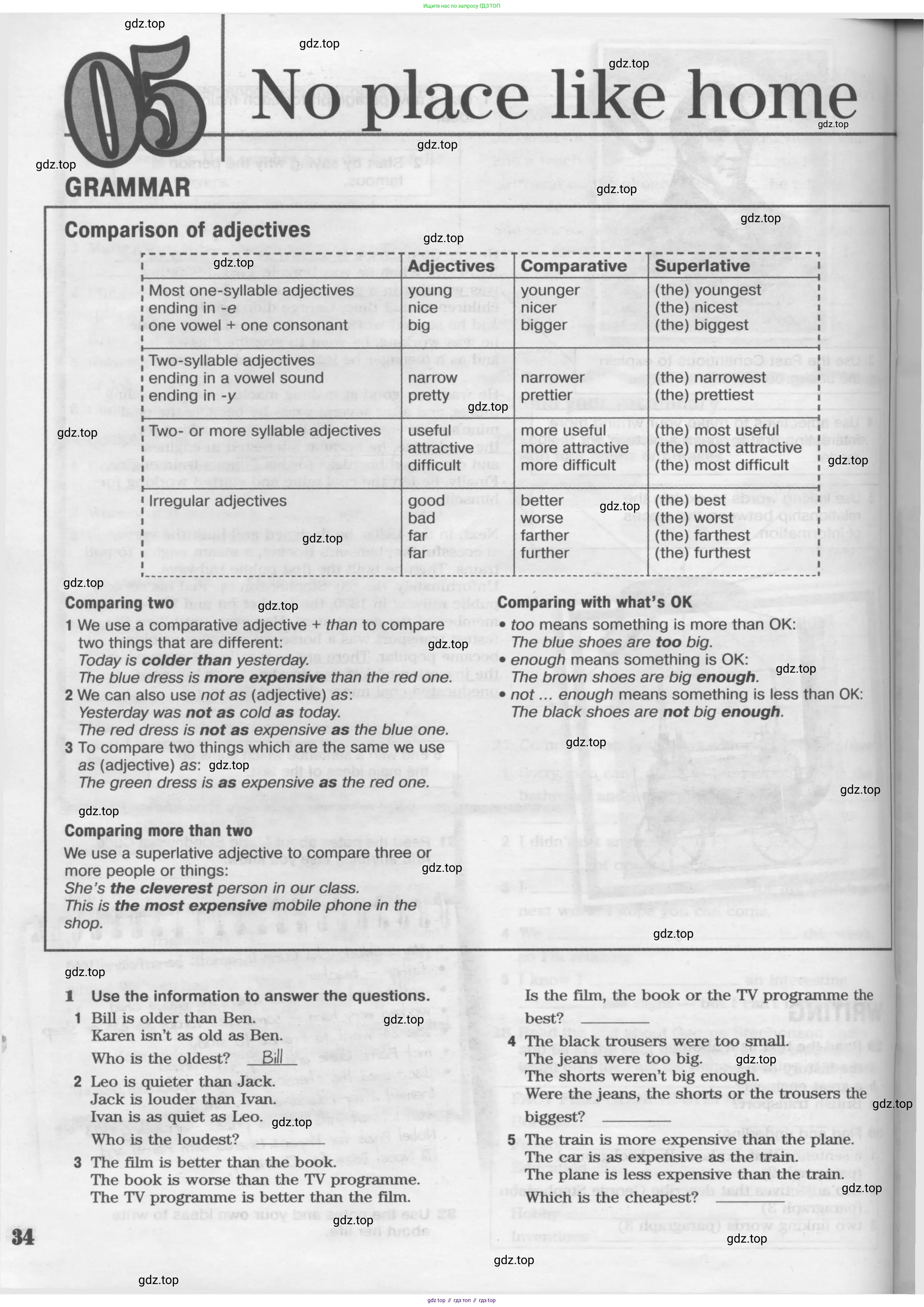 Английский язык (english), 8 класс Рабочая тетрадь (workbook), авторы: Вербицкая Мария Валерьевна (Verbitskaya Maria), Уайт Линдсей (Lindsay White), Фрикер Род (Fricker Rod), Миндрул Ольга Сергеевна (Mindrul Olga), Нечаева Екатерина Николаевна (Nechaeva Ekaterina), издательство Просвещение, Москва, 2017, белого цвета, страница 34