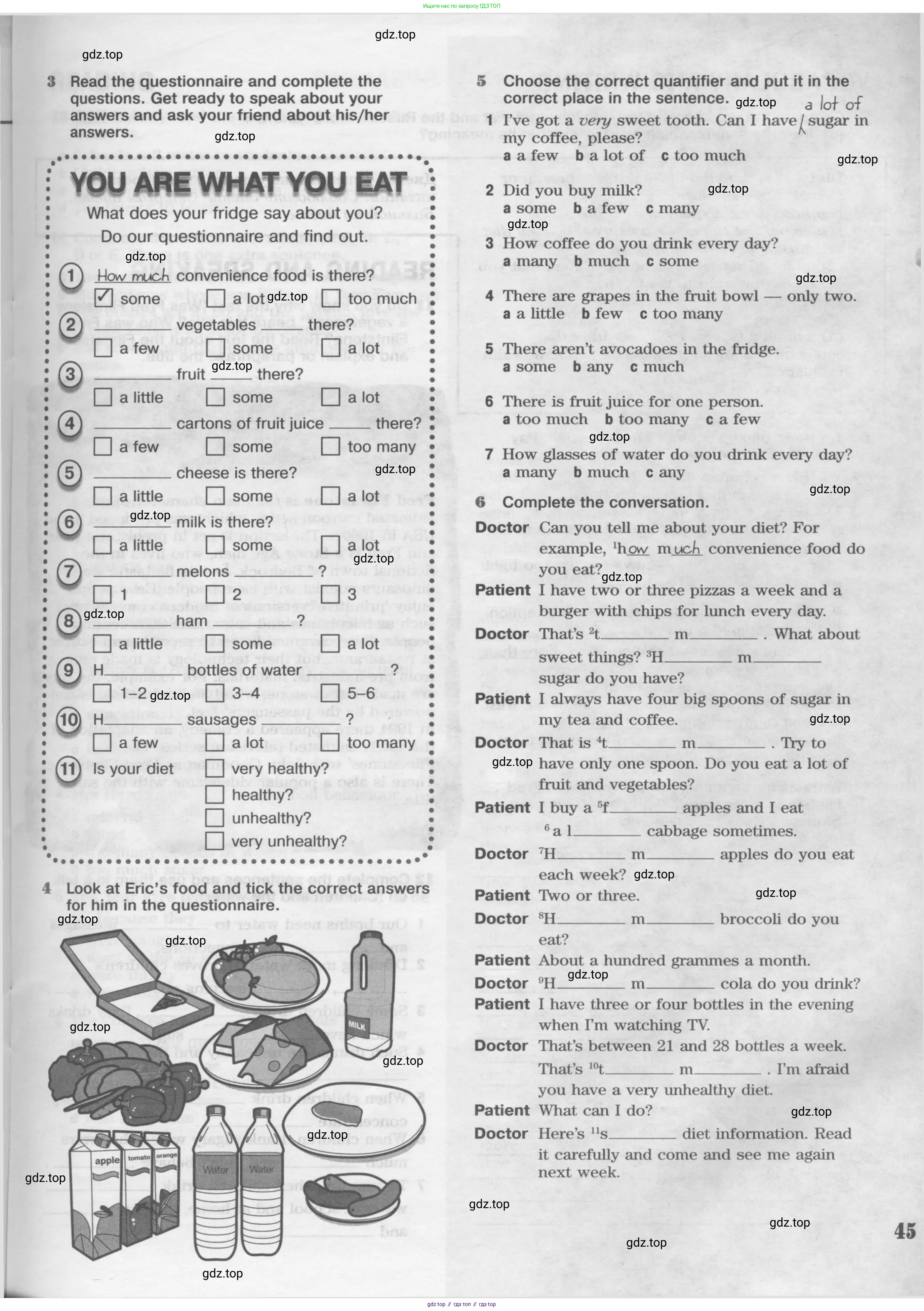 Английский язык (english), 8 класс Рабочая тетрадь (workbook), авторы: Вербицкая Мария Валерьевна (Verbitskaya Maria), Уайт Линдсей (Lindsay White), Фрикер Род (Fricker Rod), Миндрул Ольга Сергеевна (Mindrul Olga), Нечаева Екатерина Николаевна (Nechaeva Ekaterina), издательство Просвещение, Москва, 2017, белого цвета, страница 45